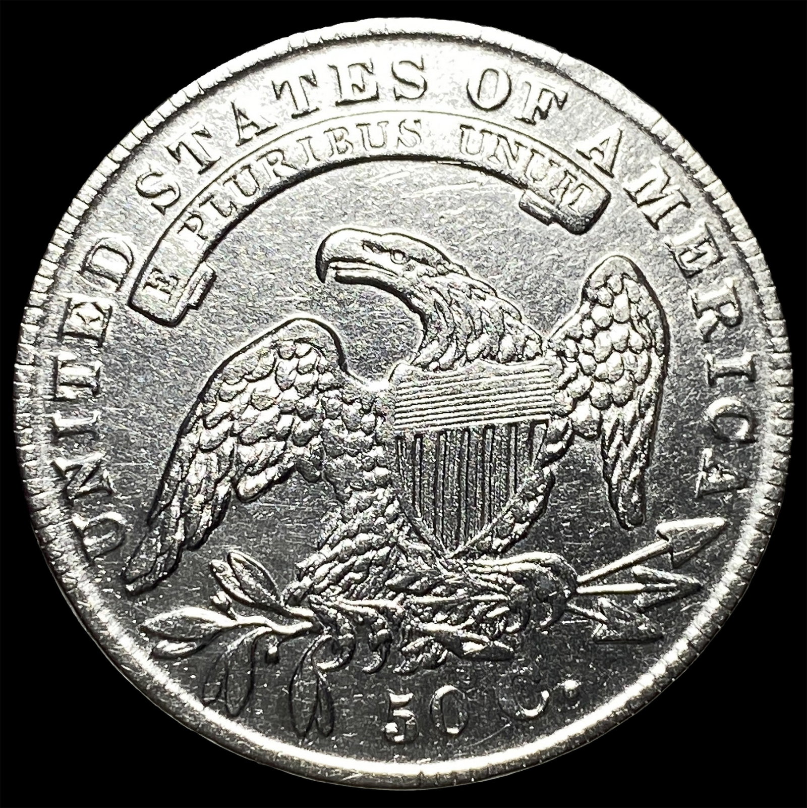 1834 Capped Bust Half Dollar UNCIRCULATED - 2