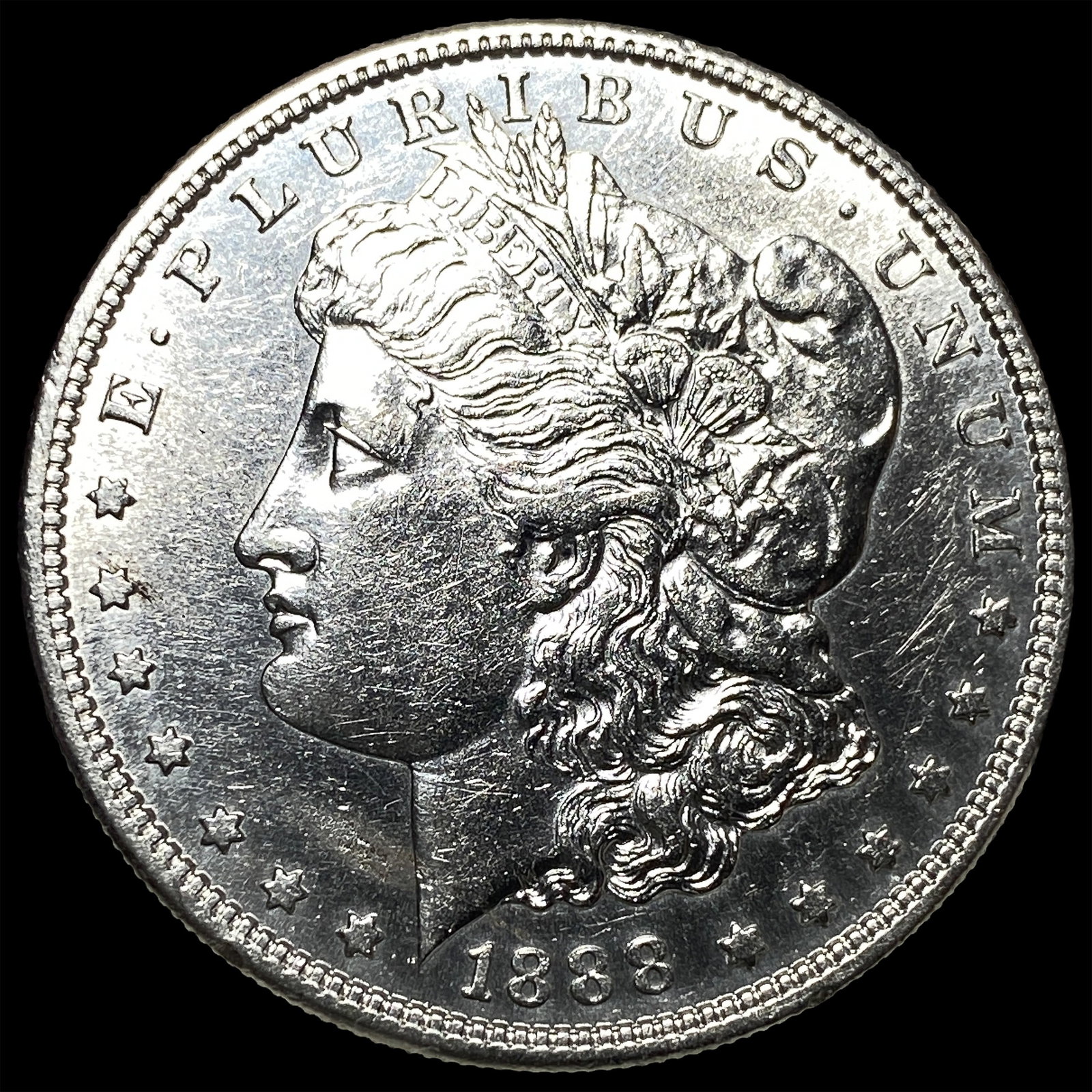 1888 Morgan Silver Dollar UNCIRCULATED: 1888 Morgan Silver Dollar UNCIRCULATED