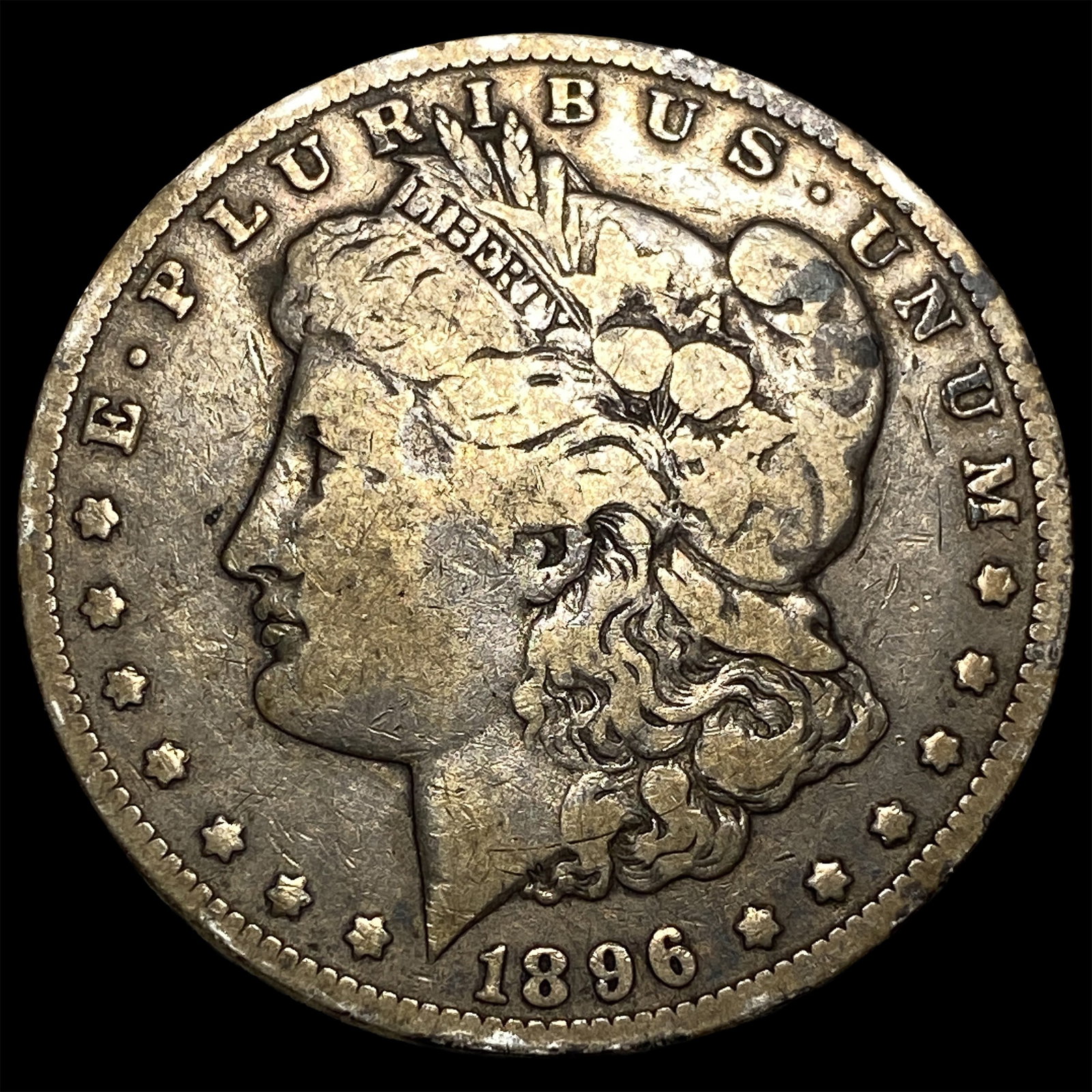 1896-O Silver Morgan Dollar LIGHTLY CIRCULATED: 1896-O Silver Morgan Dollar LIGHTLY CIRCULATED