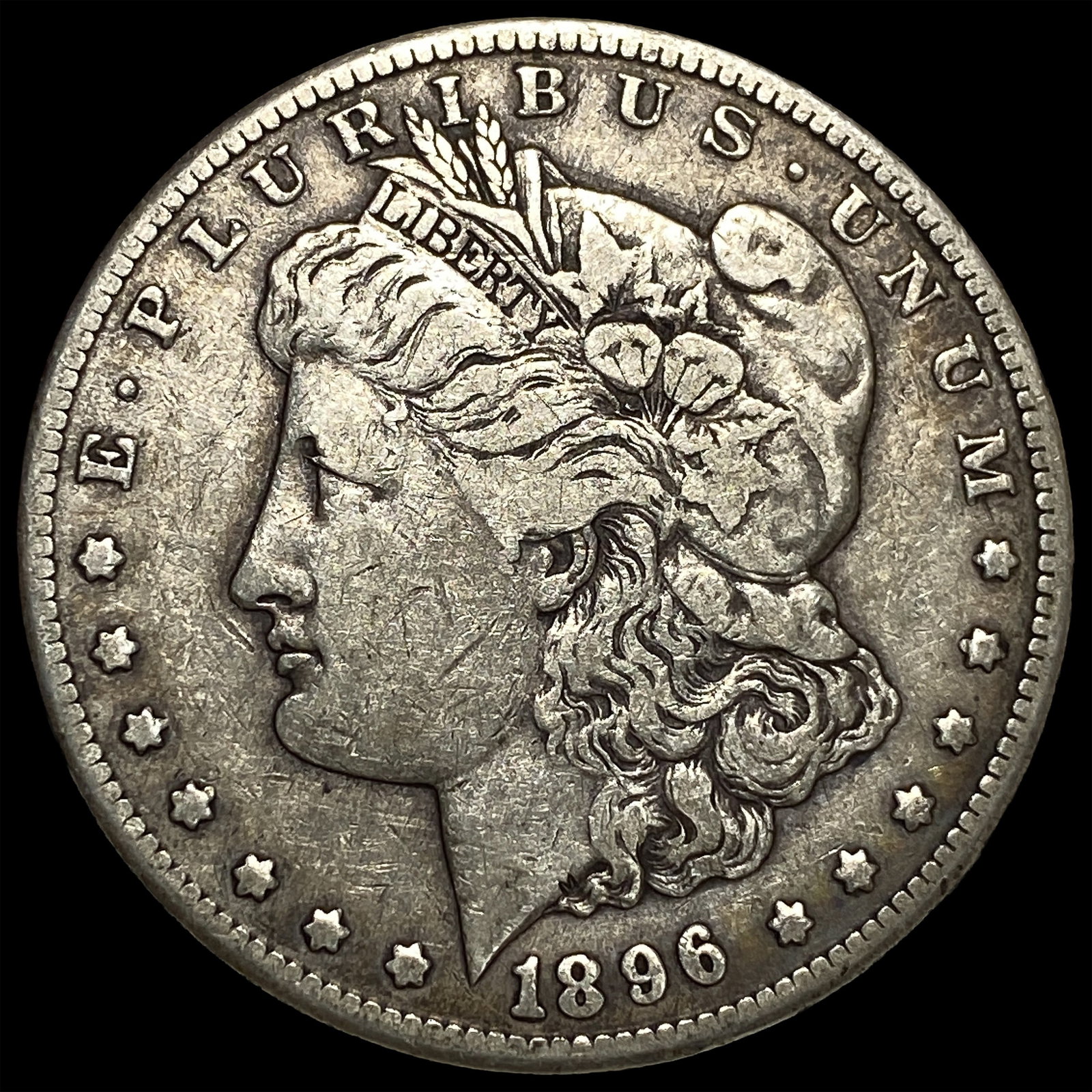 1896-S Silver Morgan Dollar NEARLY UNCIRCULATED: 1896-S Silver Morgan Dollar NEARLY UNCIRCULATED