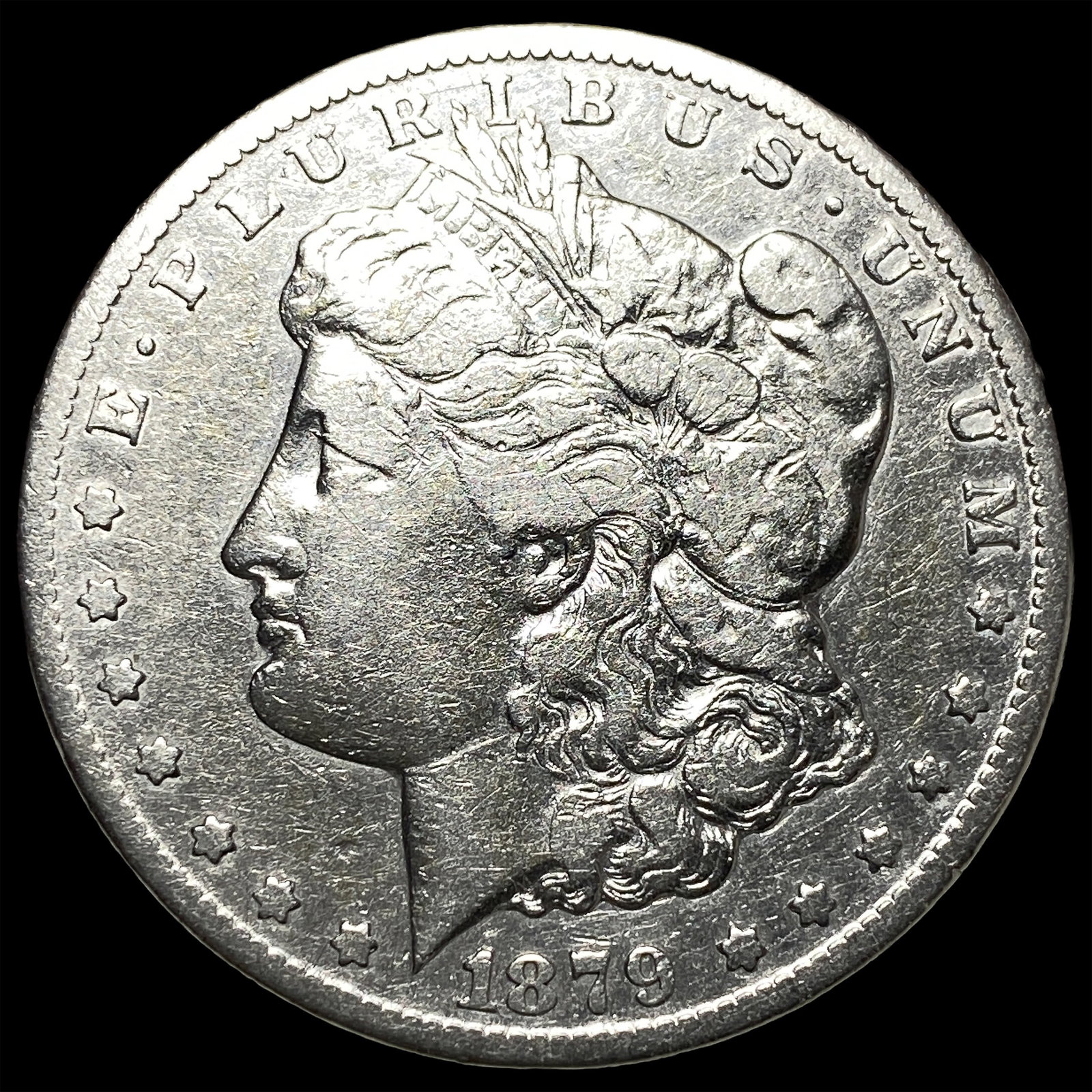 1879-S Silver Morgan Dollar CLOSELY UNCIRCULATED: 1879-S Silver Morgan Dollar CLOSELY UNCIRCULATED