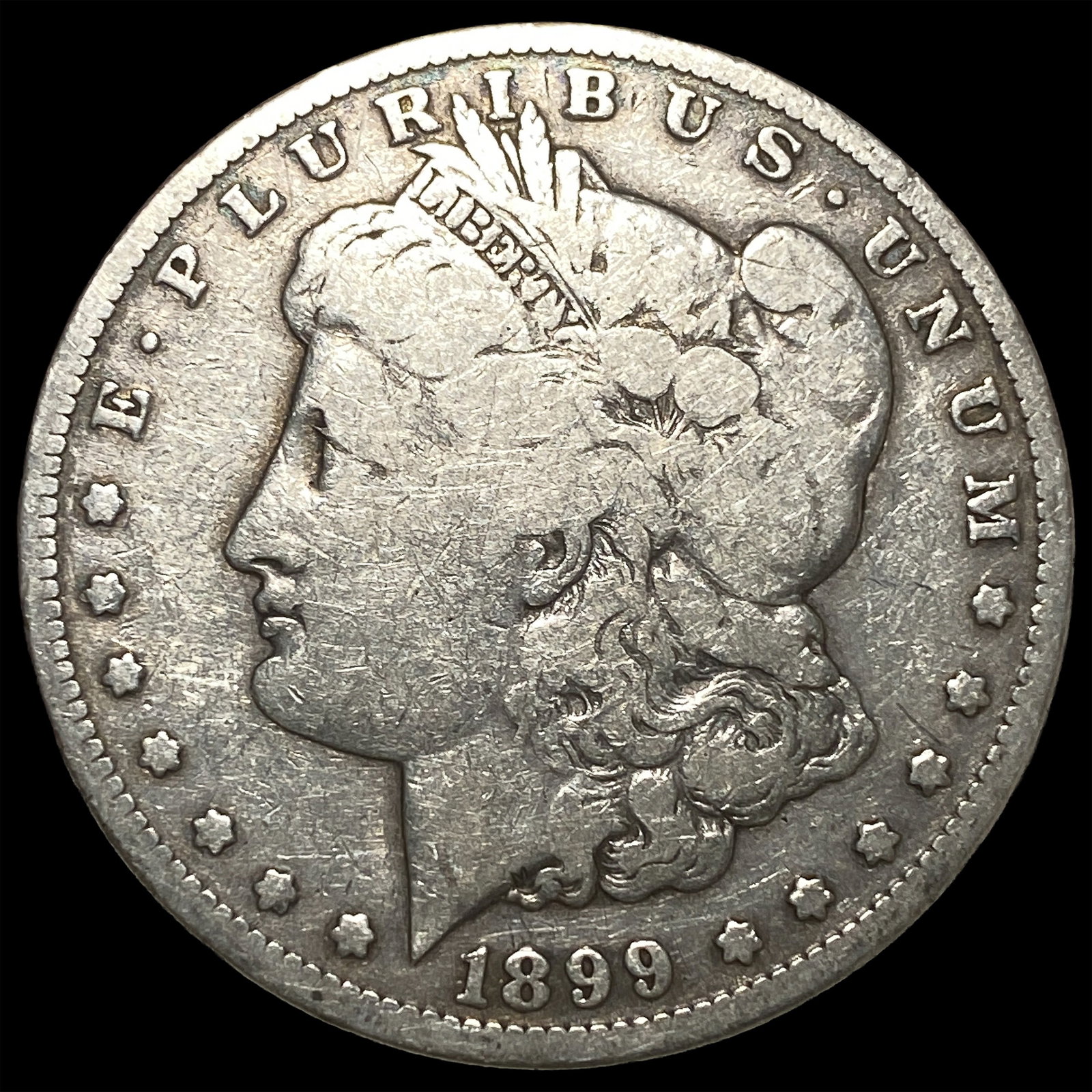 1899-S Silver Morgan Dollar LIGHTLY CIRCULATED: 1899-S Silver Morgan Dollar LIGHTLY CIRCULATED