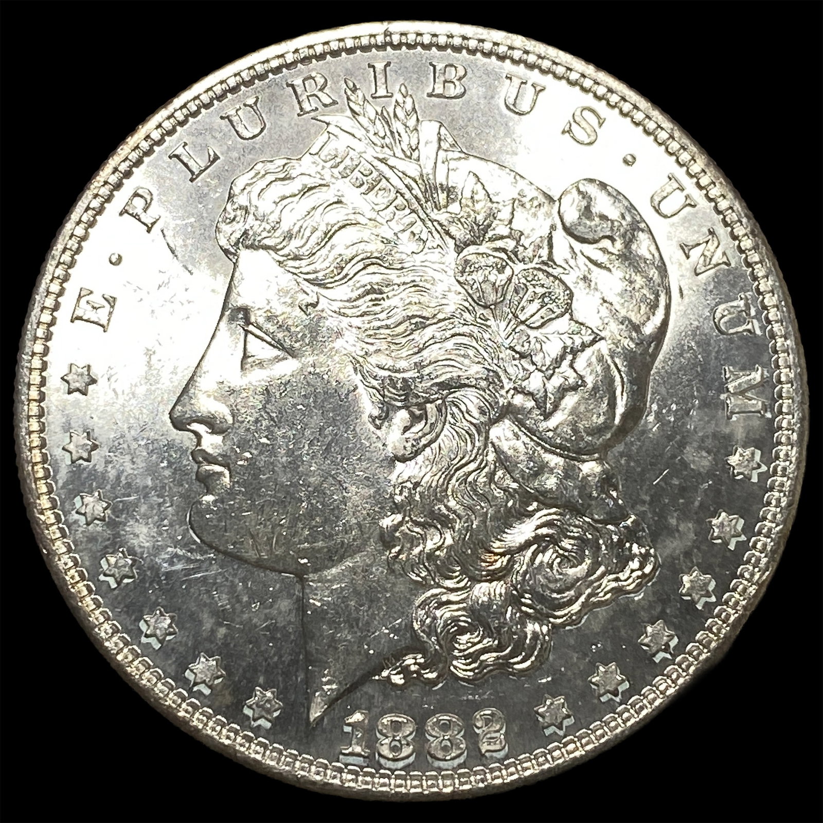 1882-S Silver Morgan Dollar CHOICE BU: 1882-S Silver Morgan Dollar CHOICE BU