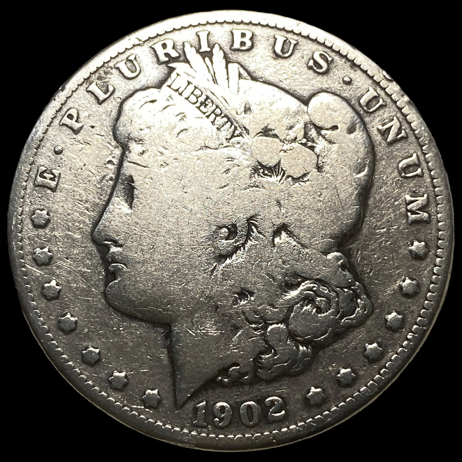 1902-O Silver Morgan Dollar NICELY CIRCULATED (1 of 2)
