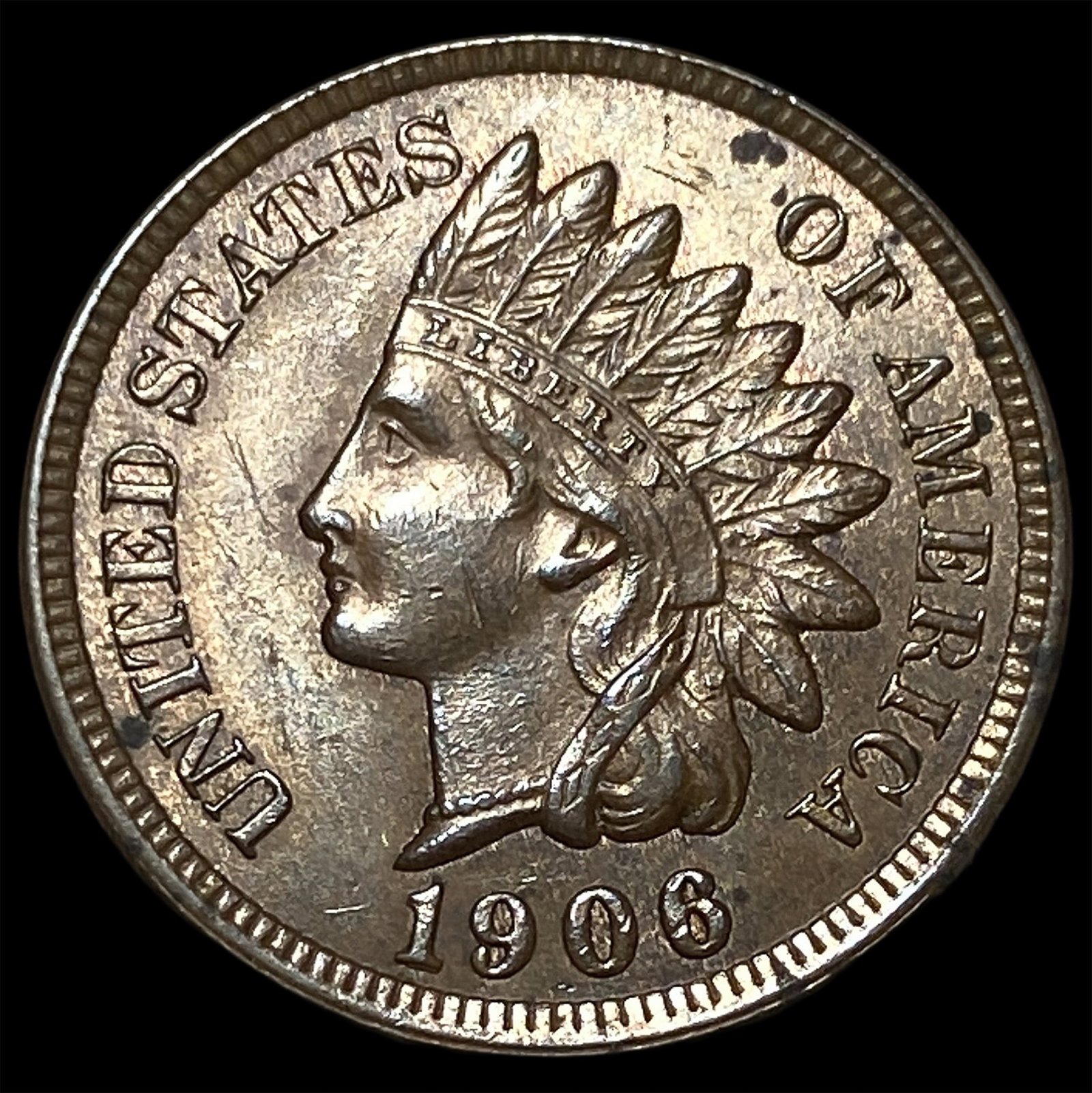 1906 Indian Head Cent CHOICE BU: 1906 Indian Head Cent CHOICE BU