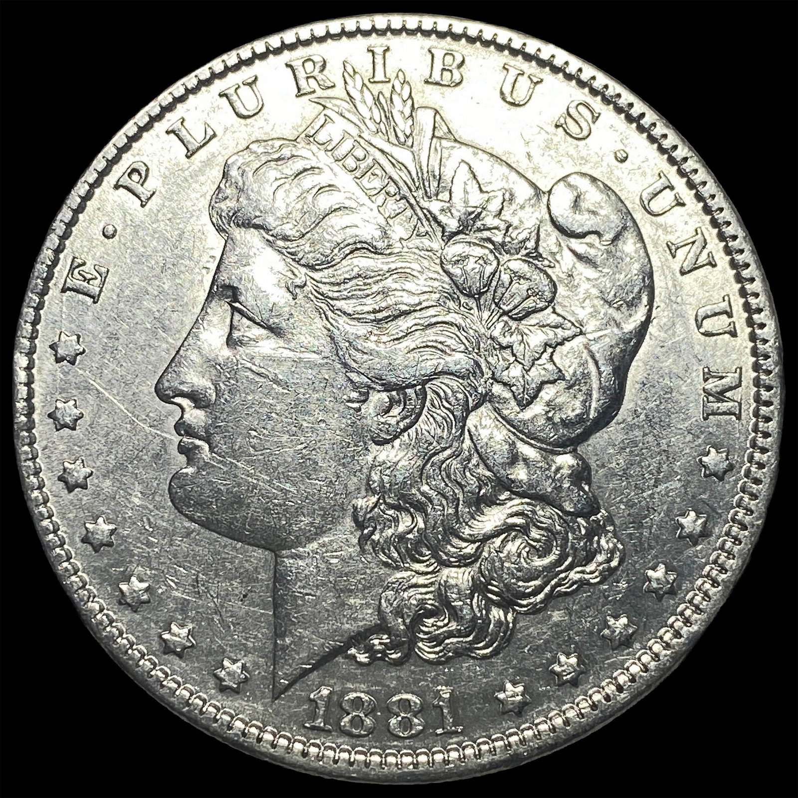 1881 Morgan Silver Dollar CLOSELY UNCIRCULATED: 1881 Morgan Silver Dollar CLOSELY UNCIRCULATED