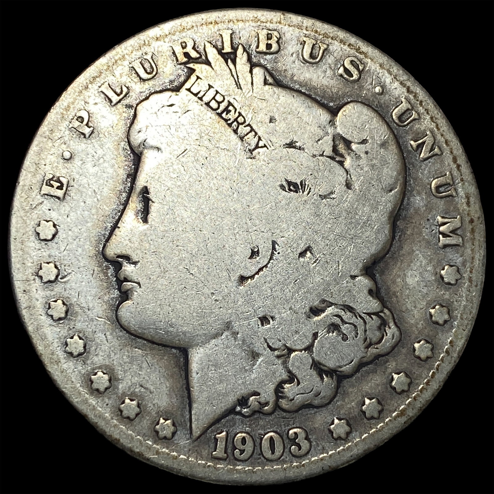 1903-S Silver Morgan Dollar NICELY CIRCULATED: 1903-S Silver Morgan Dollar NICELY CIRCULATED