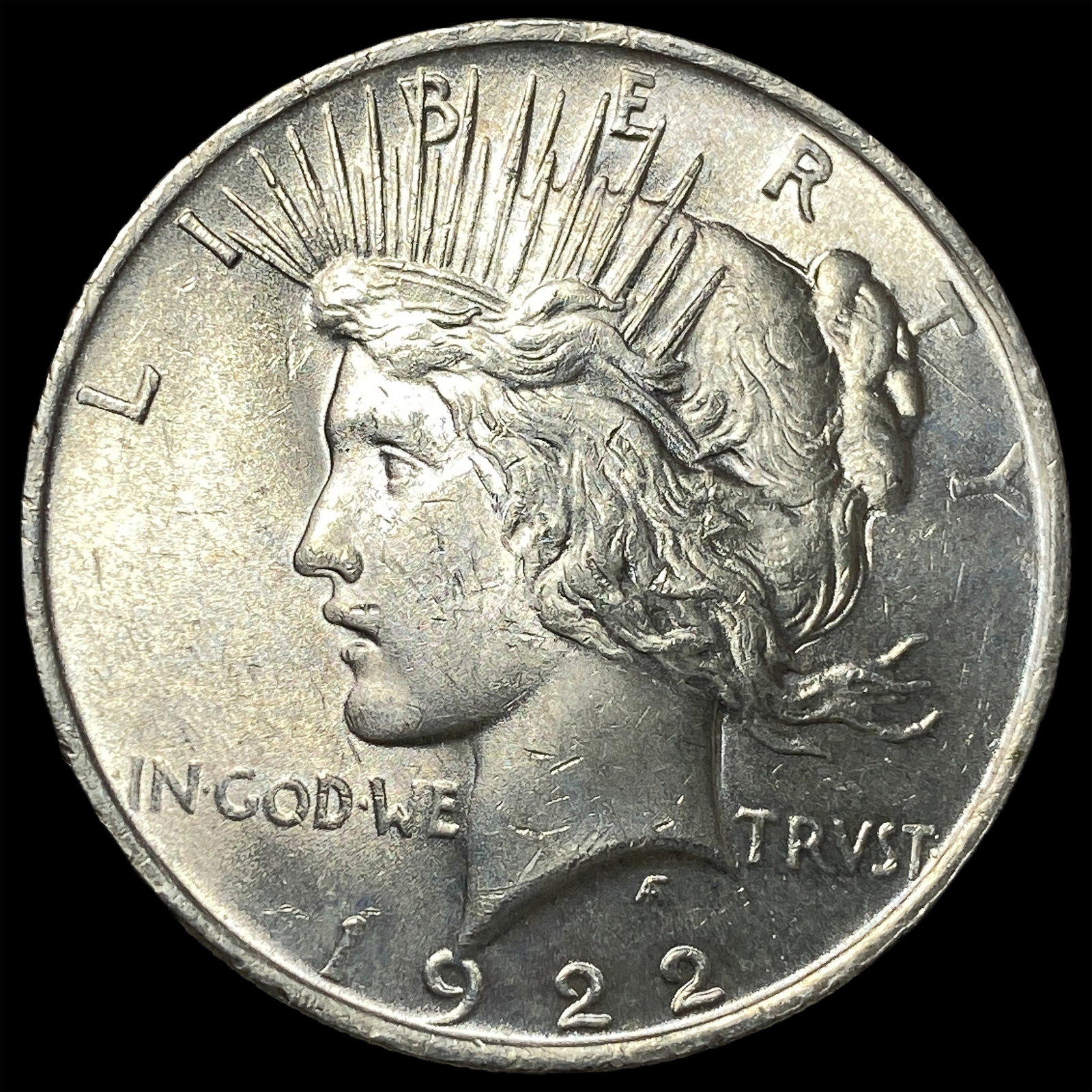 1922 Silver Peace Dollar UNCIRCULATED: 1922 Silver Peace Dollar UNCIRCULATED