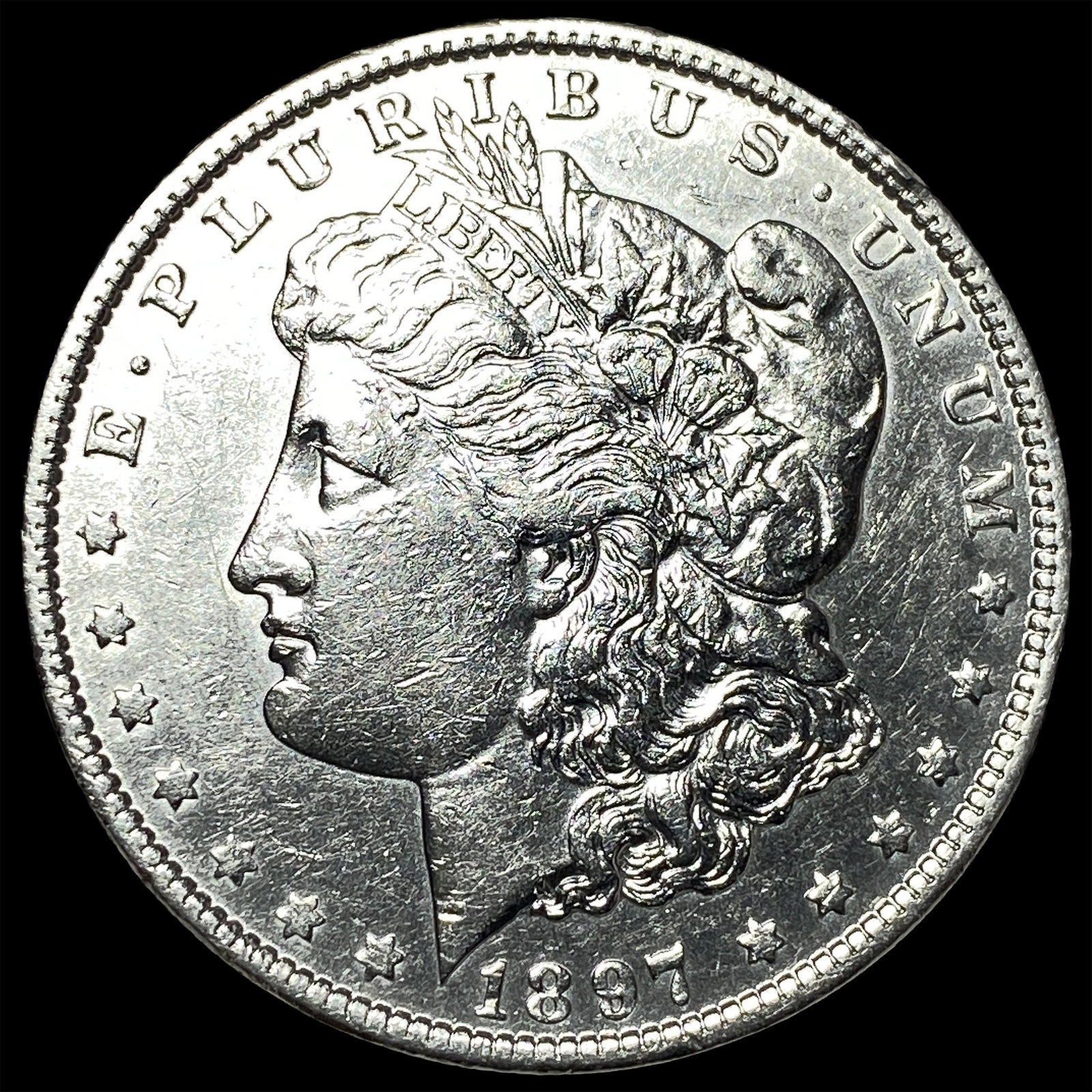 1897-O Silver Morgan Dollar CHOICE AU: 1897-O Silver Morgan Dollar CHOICE AU