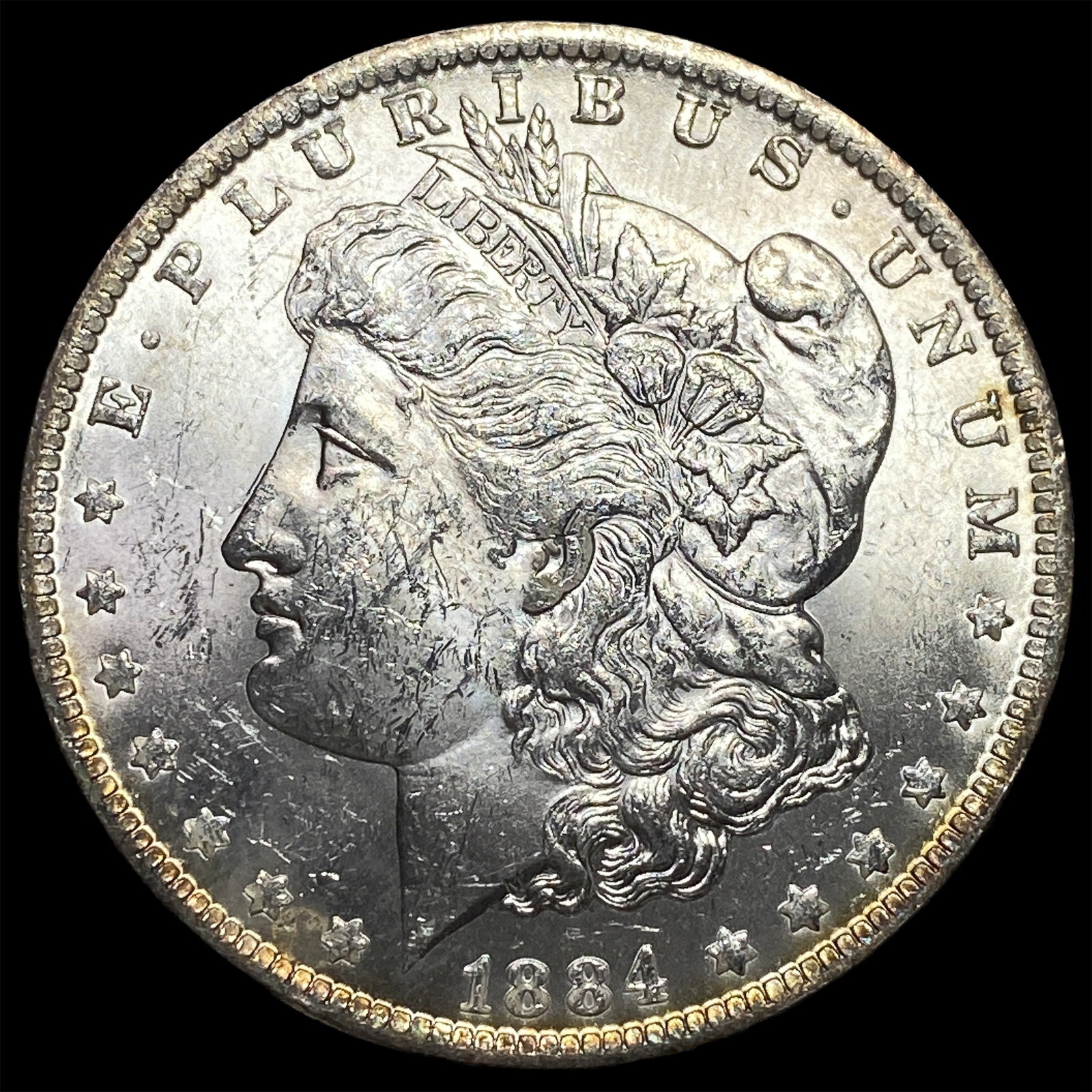 1884-O Silver Morgan Dollar GEM BU: 1884-O Silver Morgan Dollar GEM BU