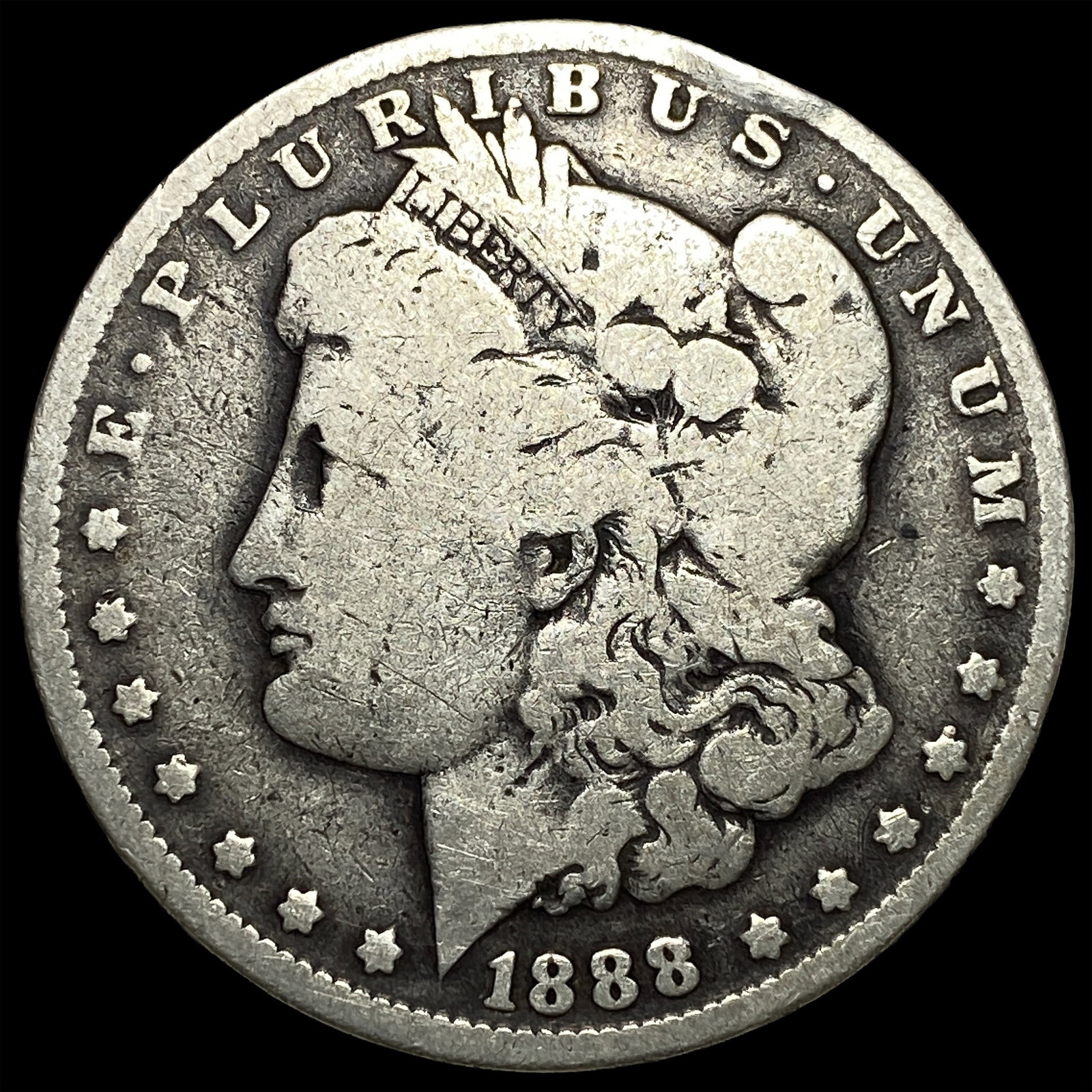 1888-O Silver Morgan Dollar LIGHTLY CIRCULATED: 1888-O Silver Morgan Dollar LIGHTLY CIRCULATED