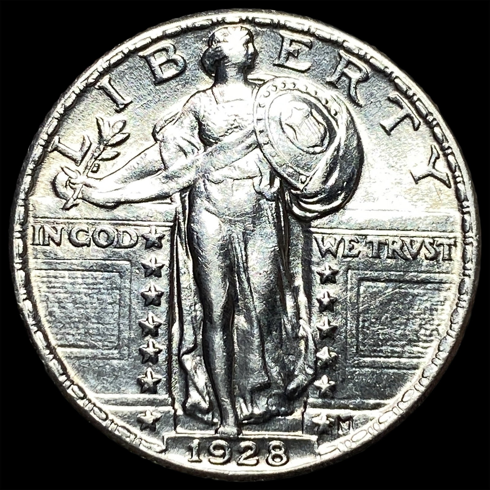 1928 Standing Liberty Silver Quarter UNCIRCULATED: 1928 Standing Liberty Silver Quarter UNCIRCULATED