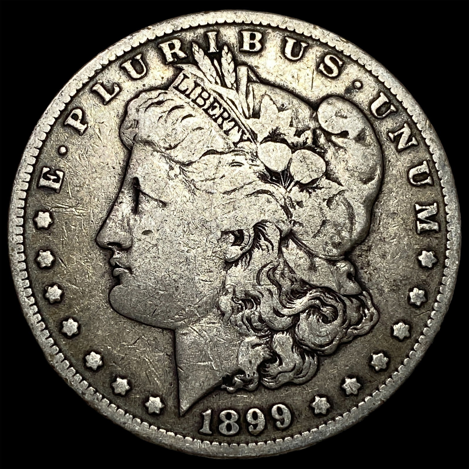 1899-S Silver Morgan Dollar LIGHTLY CIRCULATED: 1899-S Silver Morgan Dollar LIGHTLY CIRCULATED