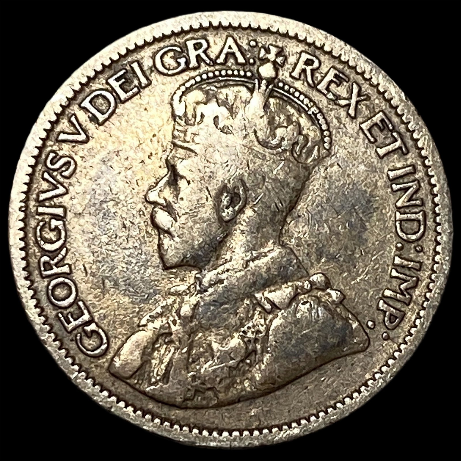 1915 Canada Silver 10 Cents ABOUT UNCIRCULATED: 1915 Canada Silver 10 Cents ABOUT UNCIRCULATED