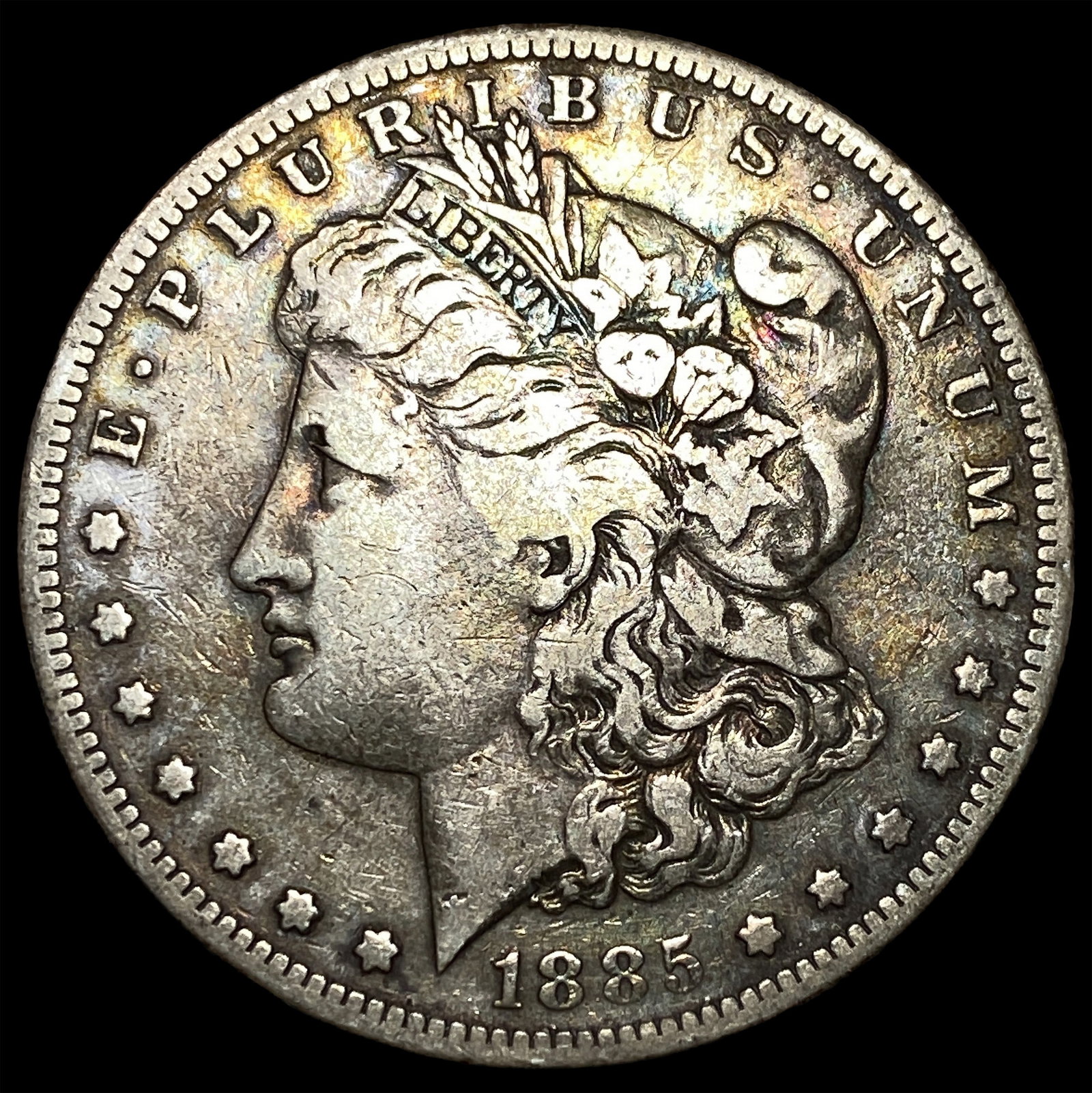 1885 Silver Morgan Dollar LIGHTLY CIRCULATED: 1885 Silver Morgan Dollar LIGHTLY CIRCULATED