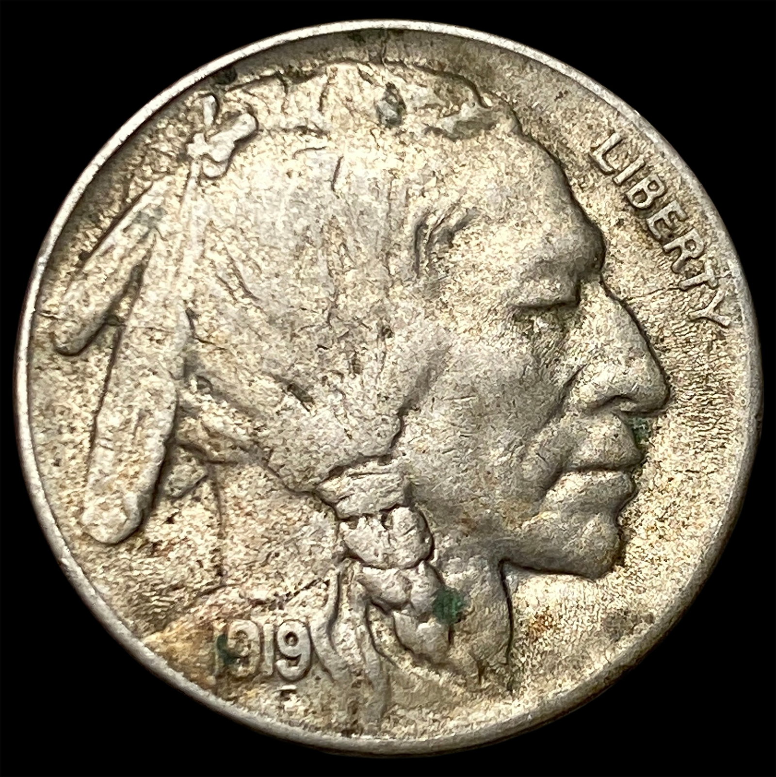1919-S Buffalo Nickel CLOSELY UNCIRCULATED: 1919-S Buffalo Nickel CLOSELY UNCIRCULATED