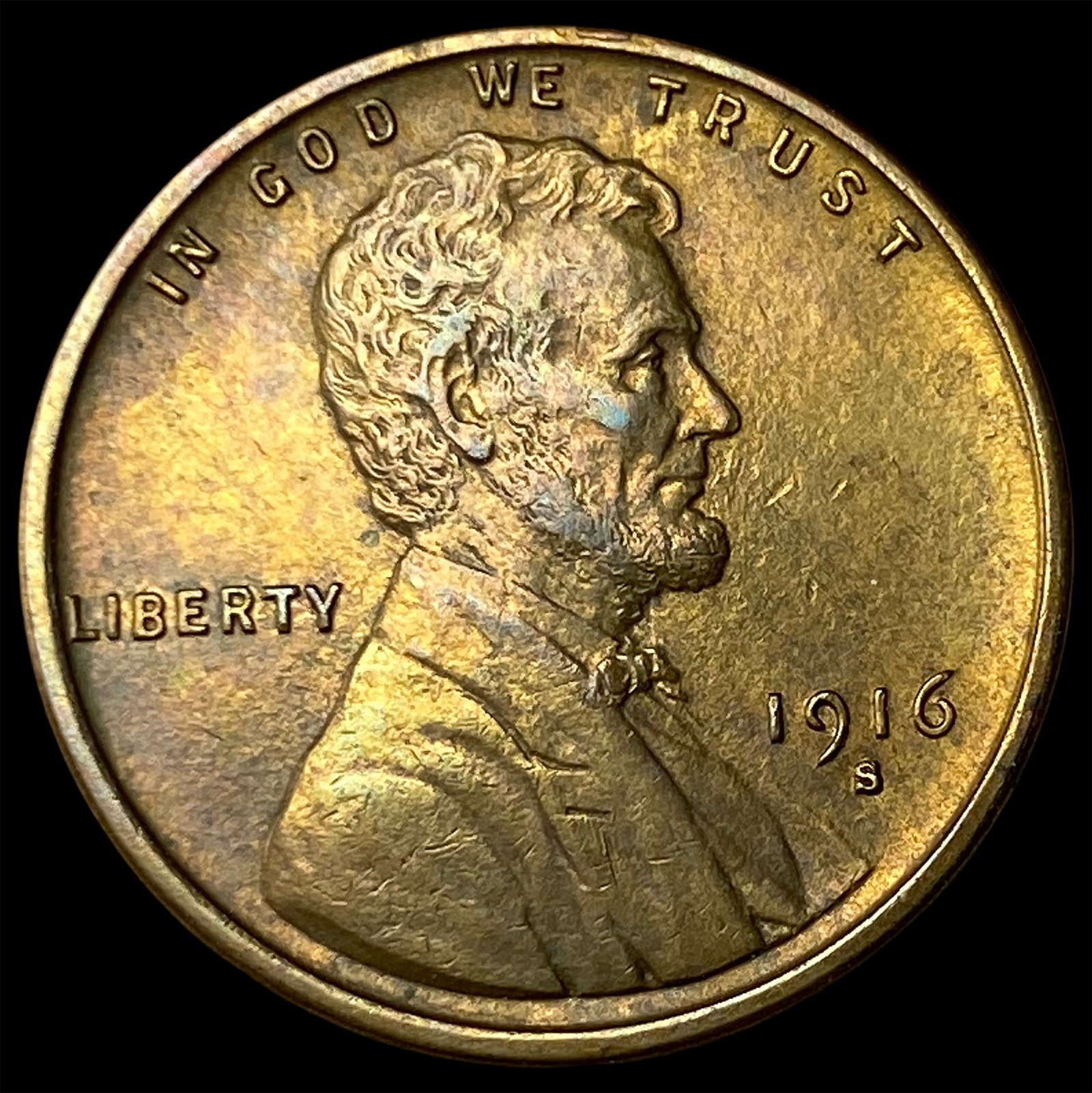 1916-S Lincoln Wheat Cent UNCIRCULATED: 1916-S Lincoln Wheat Cent UNCIRCULATED