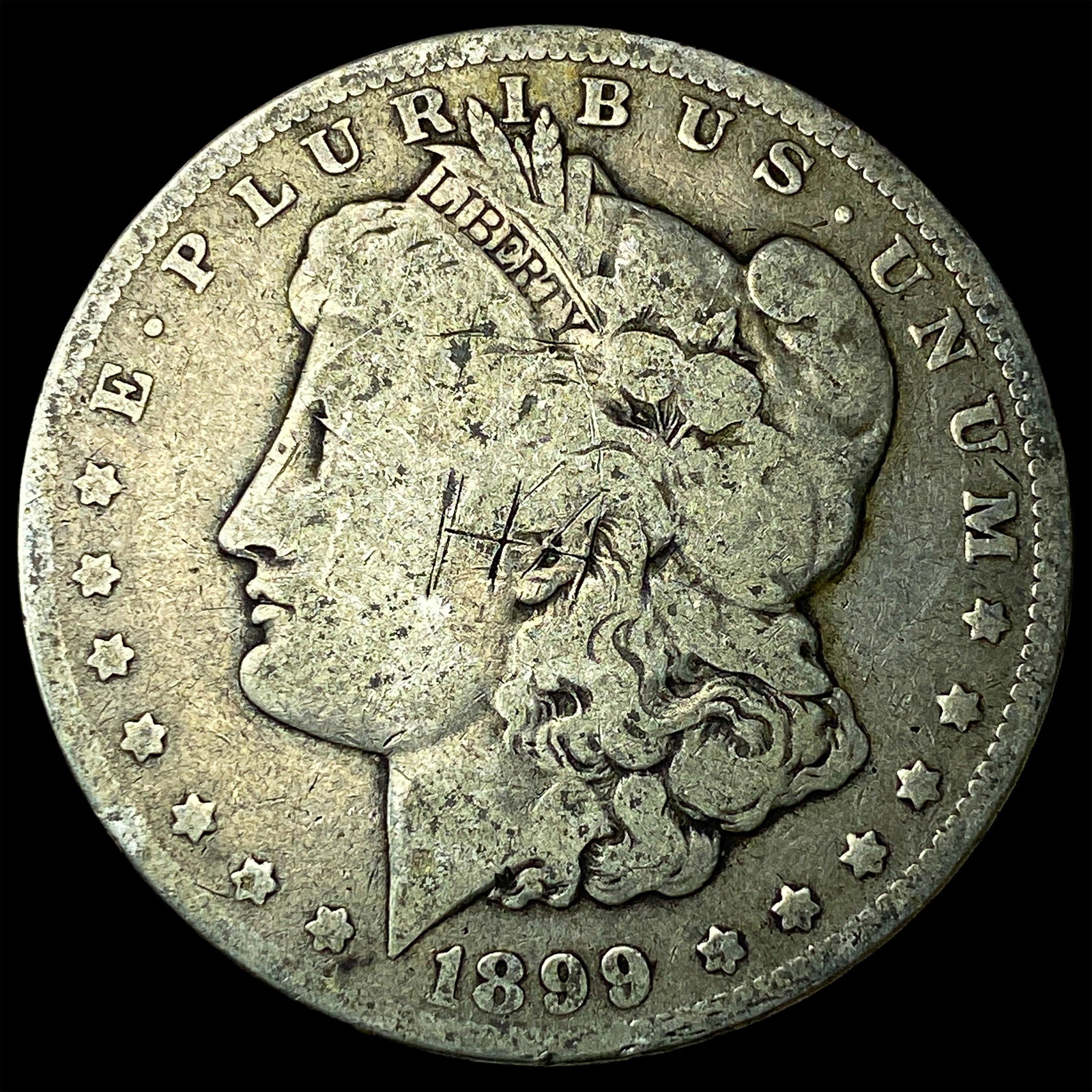 1899-O Micro O Morgan Silver Dollar ABOUT UNCIRCULATED: 1899-O Micro O Morgan Silver Dollar ABOUT UNCIRCULATED