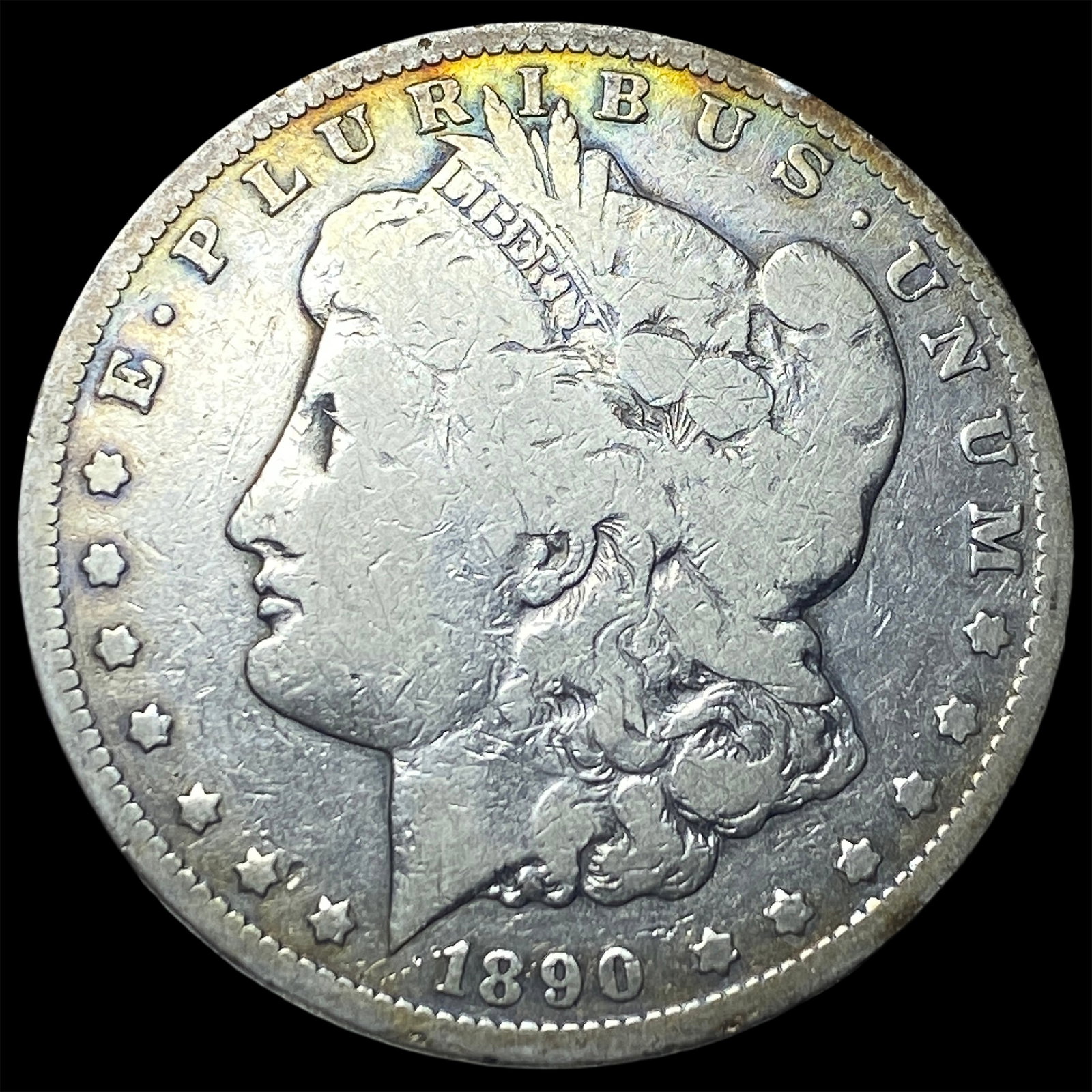 1890-CC Silver Morgan Dollar NEARLY UNCIRCULATED: 1890-CC Silver Morgan Dollar NEARLY UNCIRCULATED