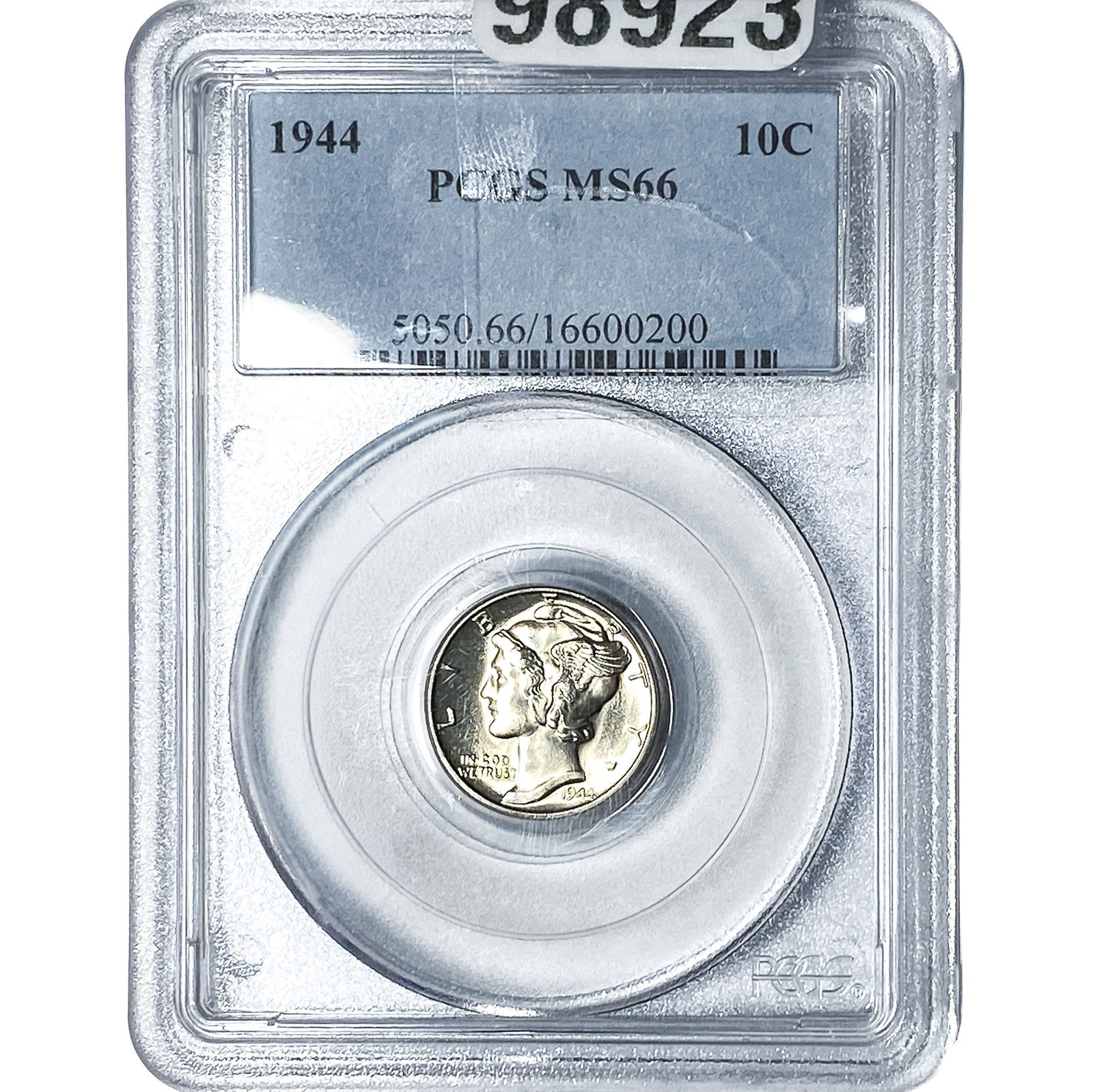 1944 Mercury Silver Dime PCGS MS66: 1944 Mercury Silver Dime PCGS MS66