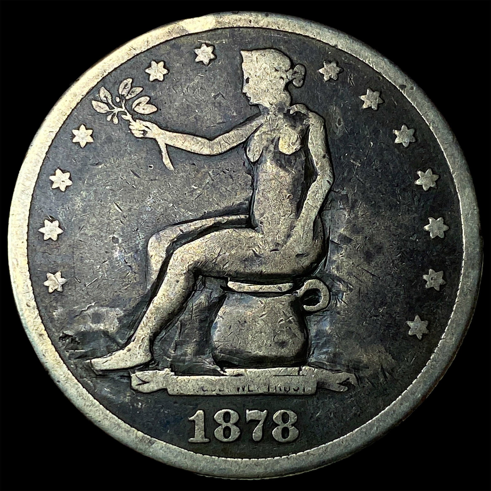 1878-S Silver Trade Dollar "potty dollar" HIGH GRADE: 1878-S Silver Trade Dollar "potty dollar" HIGH GRADE