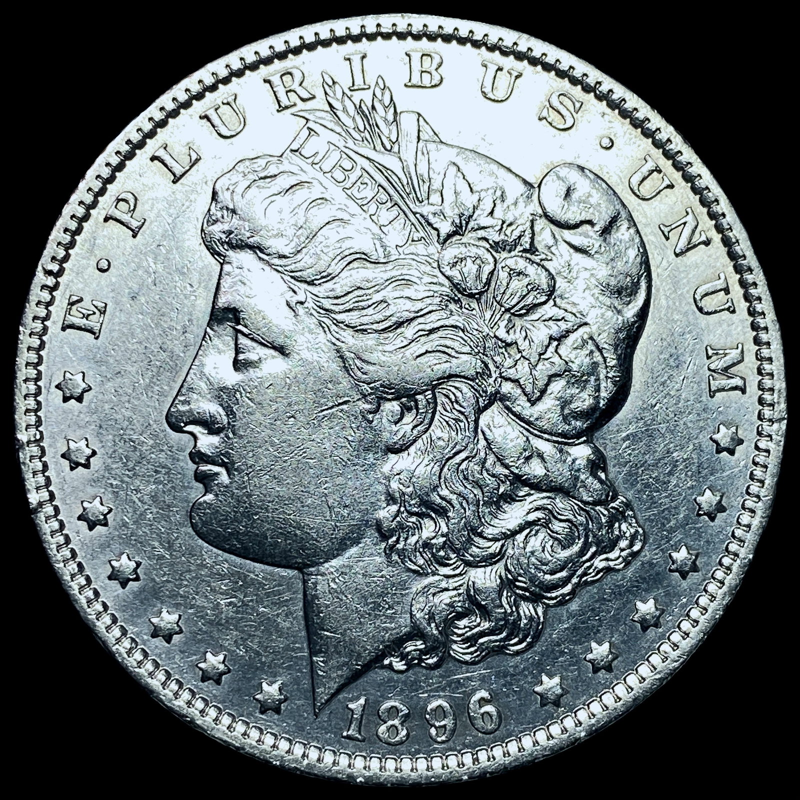 1896 Silver Morgan Dollar CHOICE AU: 1896 Silver Morgan Dollar CHOICE AU