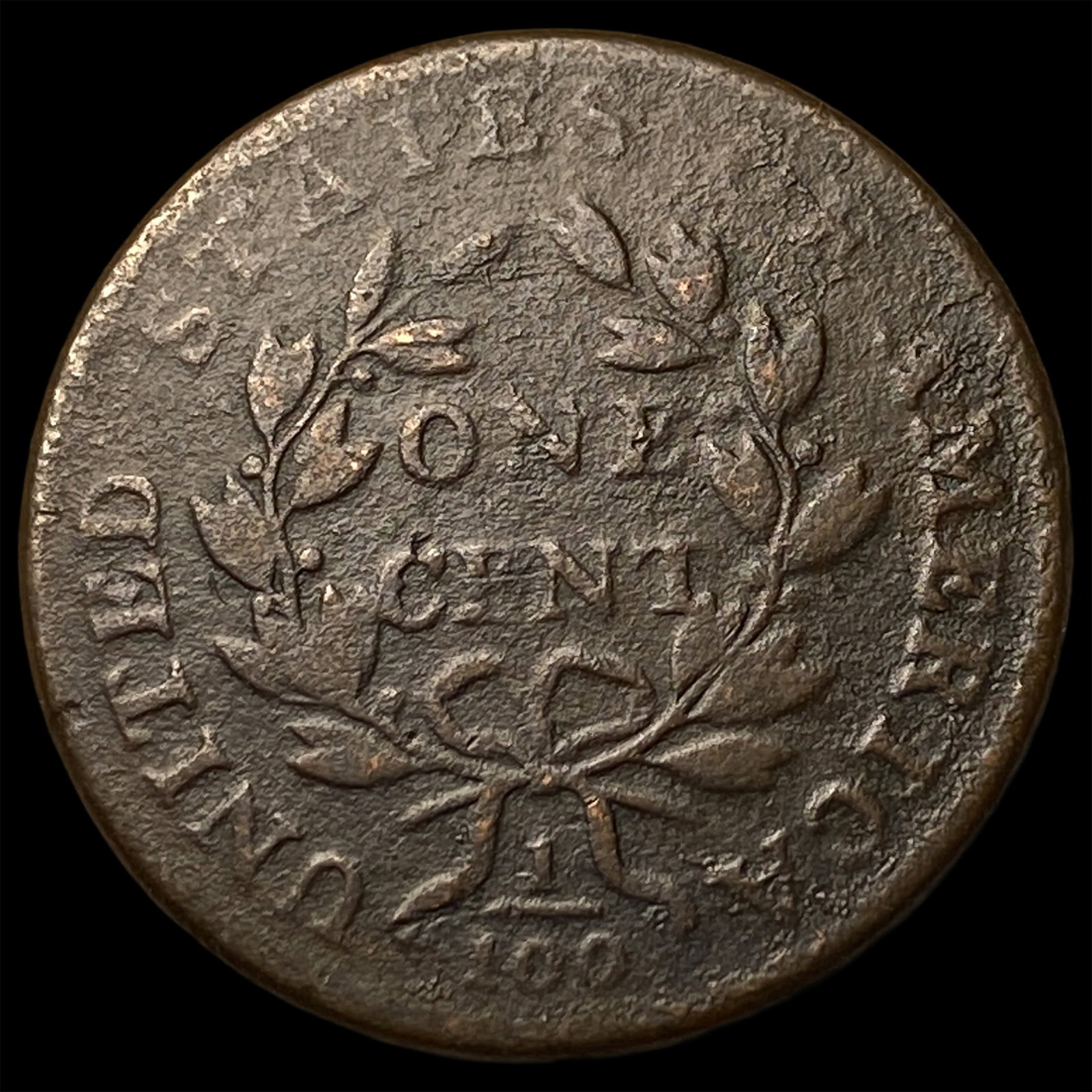1800 Draped Bust Large Cent LIGHTLY CIRCULATED - 2