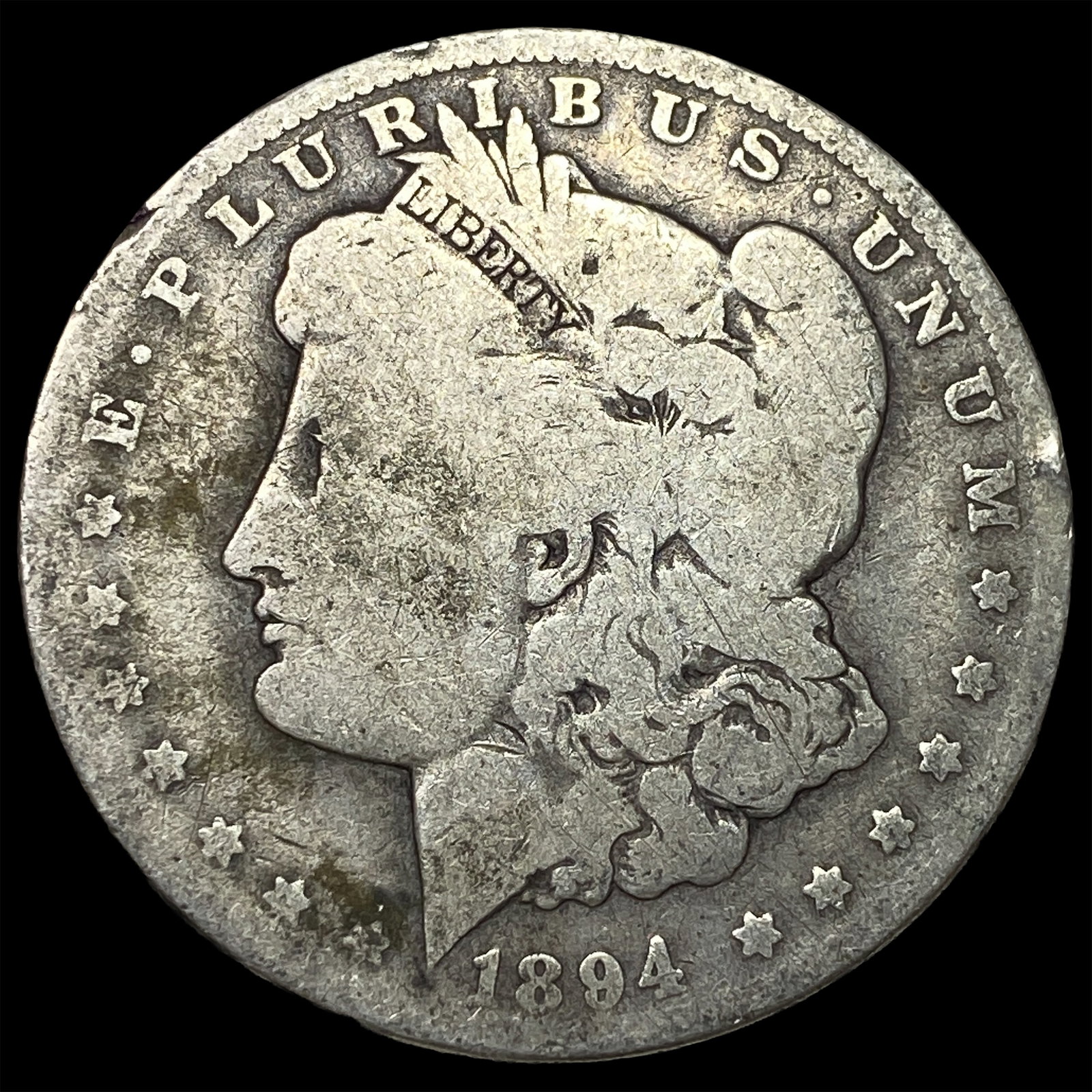 1894-O Silver Morgan Dollar NICELY CIRCULATED: 1894-O Silver Morgan Dollar NICELY CIRCULATED
