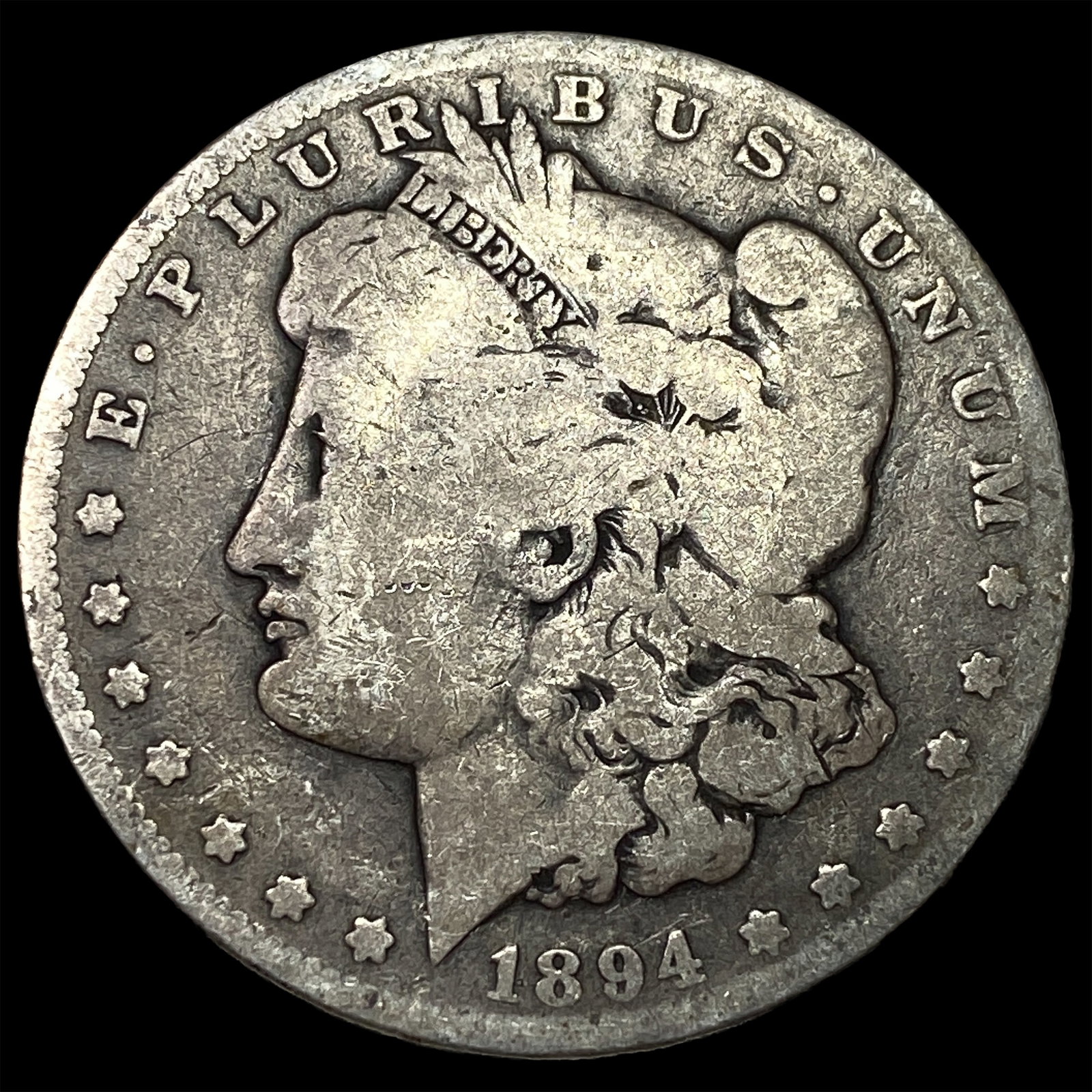 1894-O Silver Morgan Dollar NICELY CIRCULATED: 1894-O Silver Morgan Dollar NICELY CIRCULATED