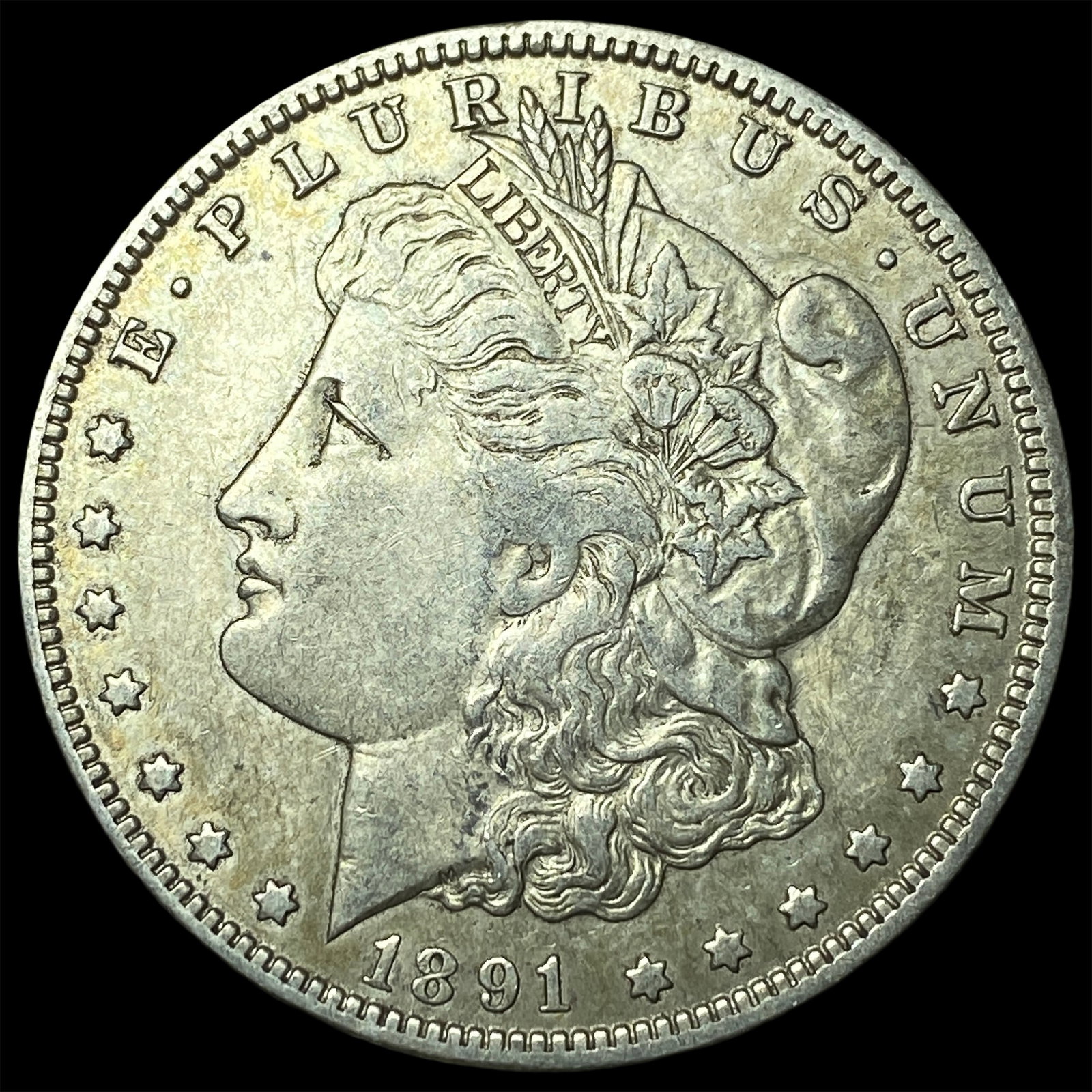 1891-O Silver Morgan Dollar NEARLY UNCIRCULATED: 1891-O Silver Morgan Dollar NEARLY UNCIRCULATED