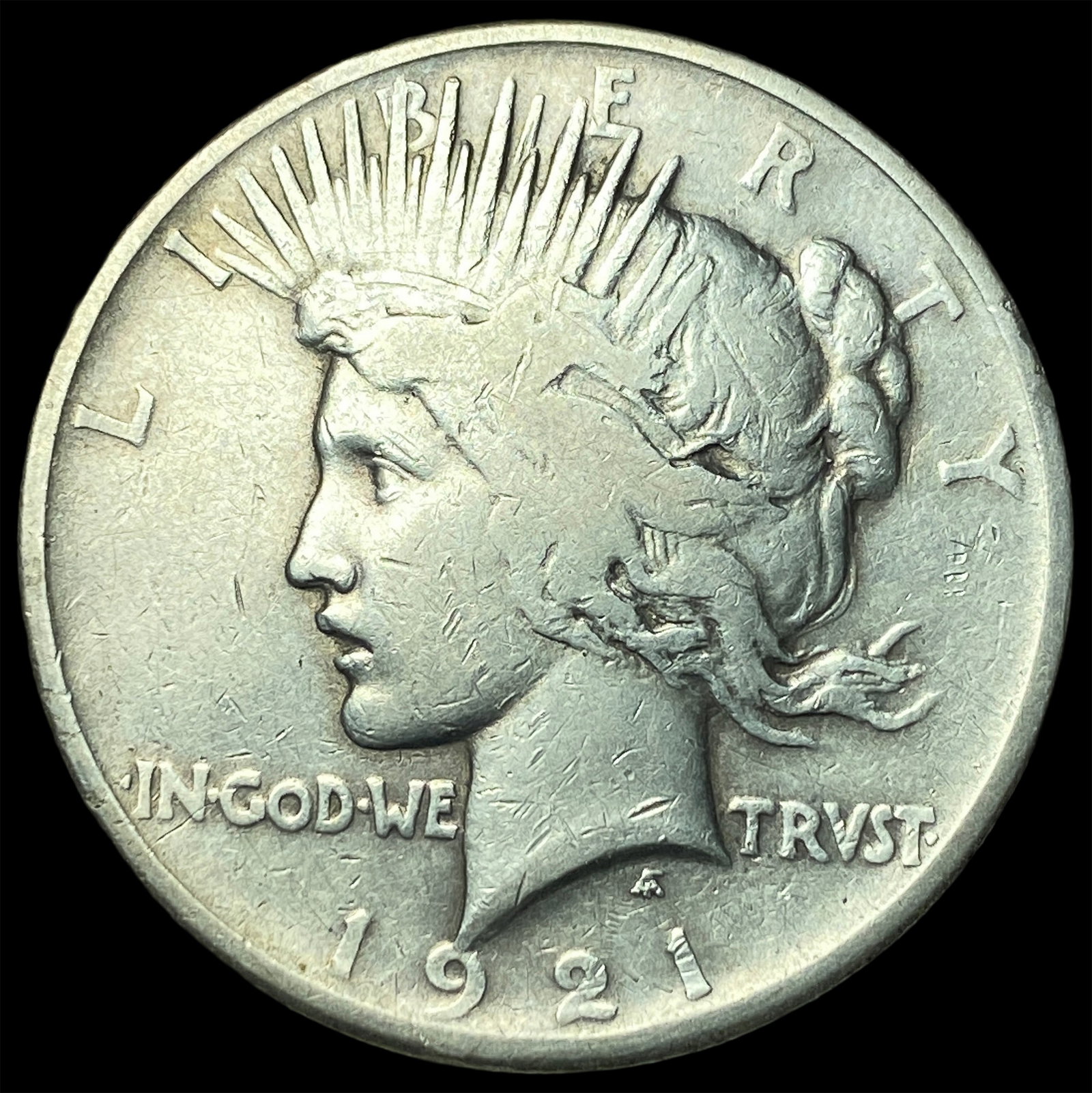 1921 Silver Peace Dollar LIGHTLY CIRCULATED: 1921 Silver Peace Dollar LIGHTLY CIRCULATED