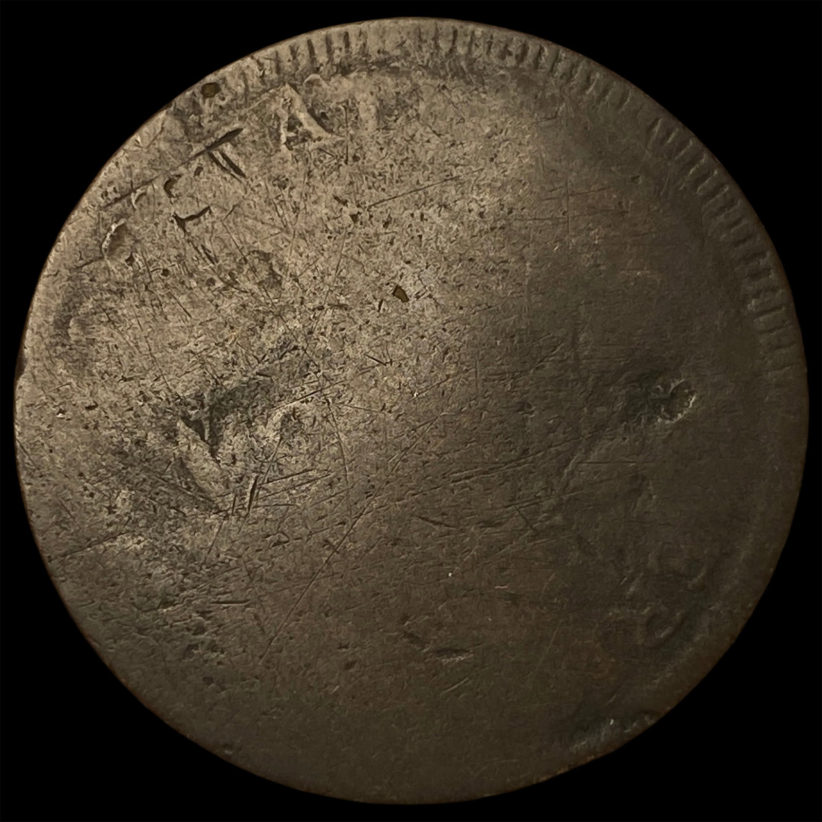 1797 Draped Bust Large Cent NICELY CIRCULATED - 2
