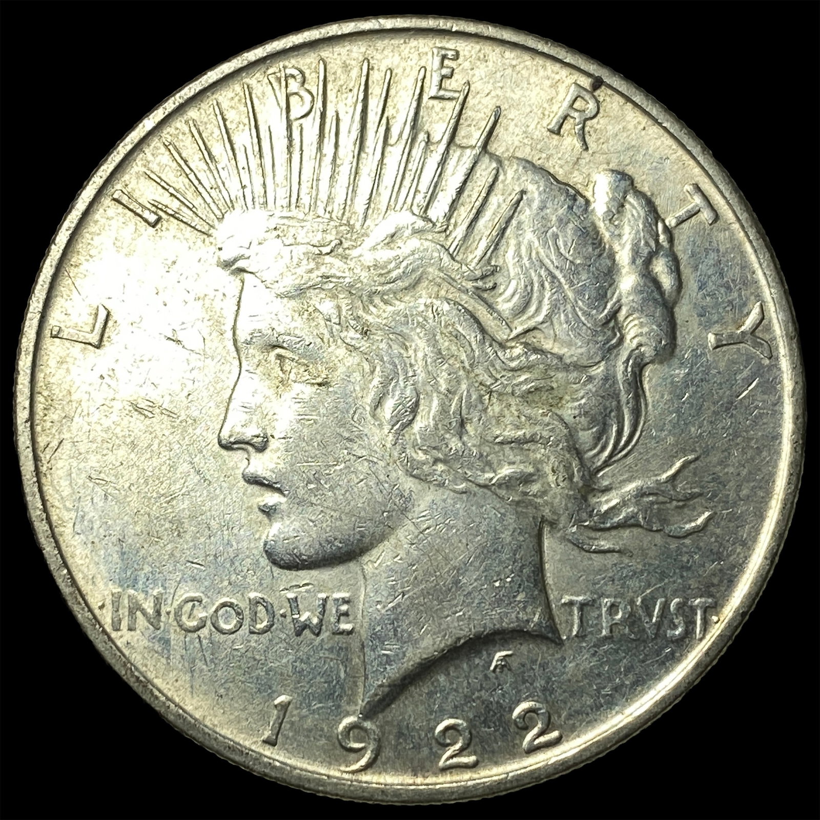 1922 Silver Peace Dollar NEARLY UNCIRCULATED: 1922 Silver Peace Dollar NEARLY UNCIRCULATED