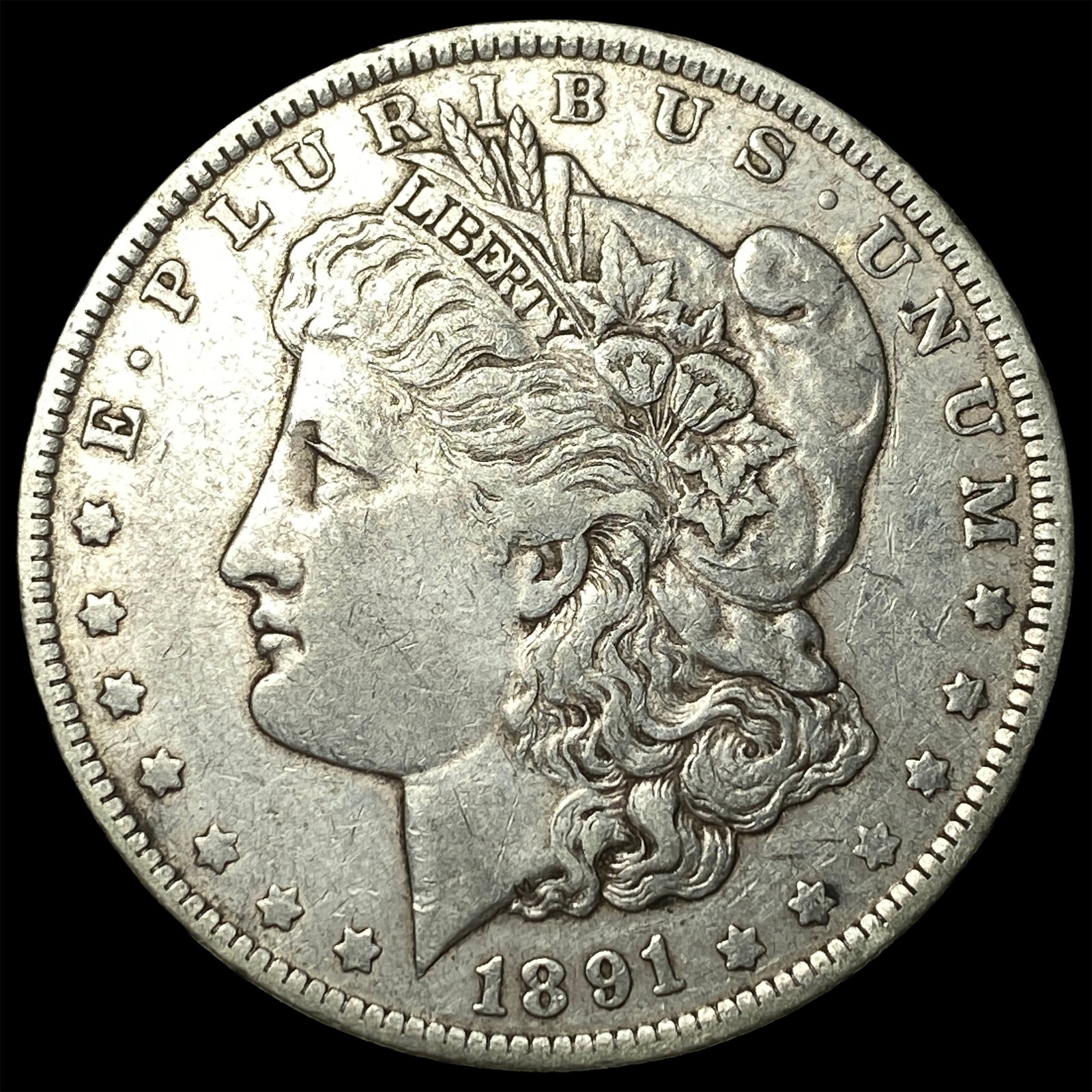 1891-O Silver Morgan Dollar NEARLY UNCIRCULATED: 1891-O Silver Morgan Dollar NEARLY UNCIRCULATED