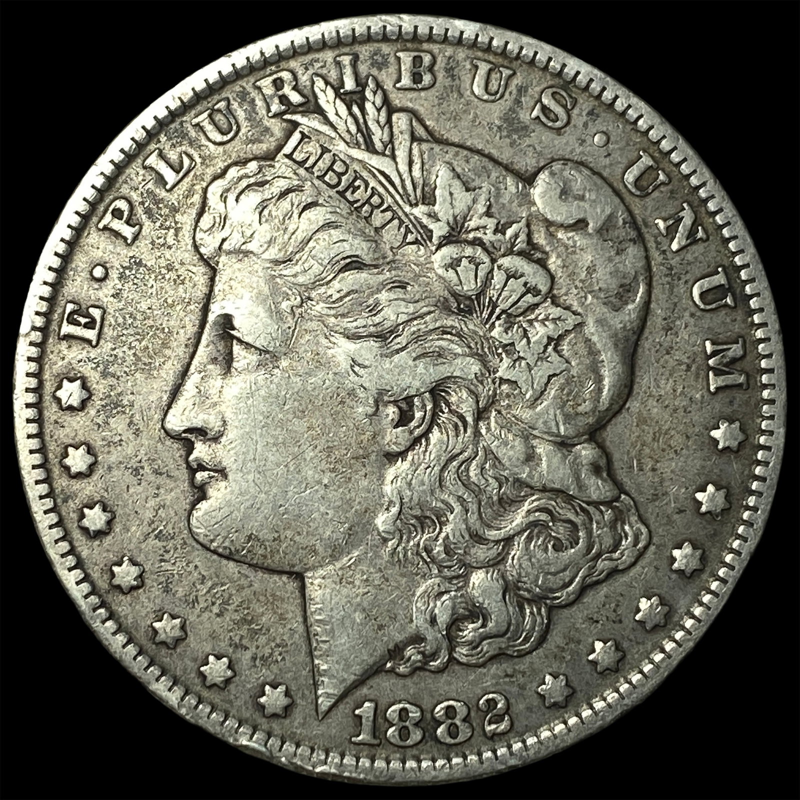 1882-CC Silver Morgan Dollar NEARLY UNCIRCULATED: 1882-CC Silver Morgan Dollar NEARLY UNCIRCULATED