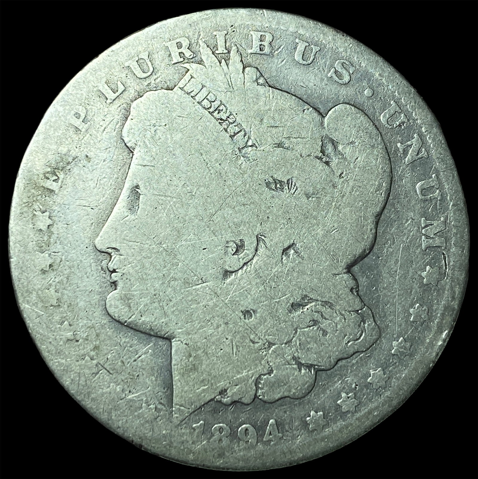 1894-O Silver Morgan Dollar NICELY CIRCULATED: 1894-O Silver Morgan Dollar NICELY CIRCULATED