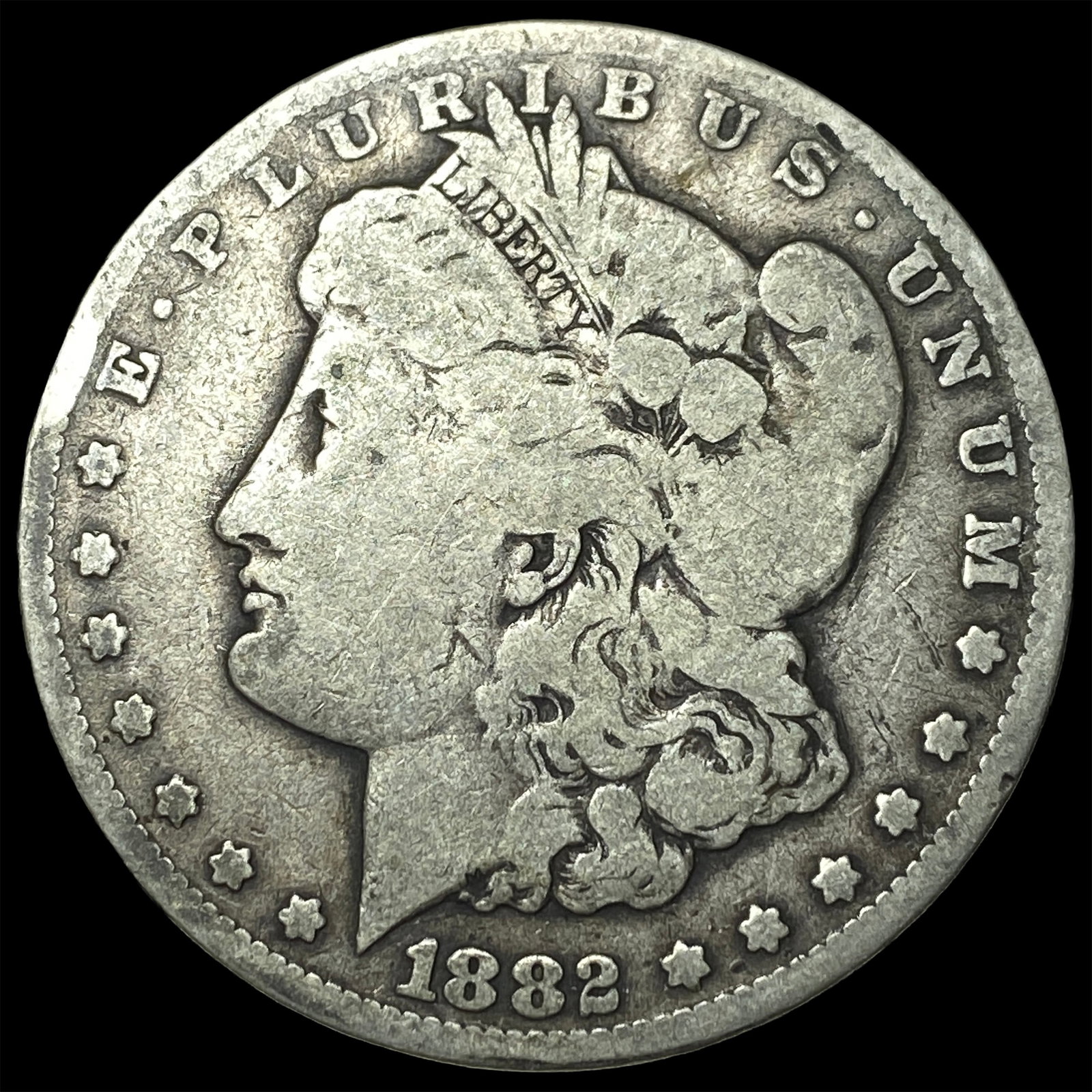 1882-CC Silver Morgan Dollar NICELY CIRCULATED: 1882-CC Silver Morgan Dollar NICELY CIRCULATED