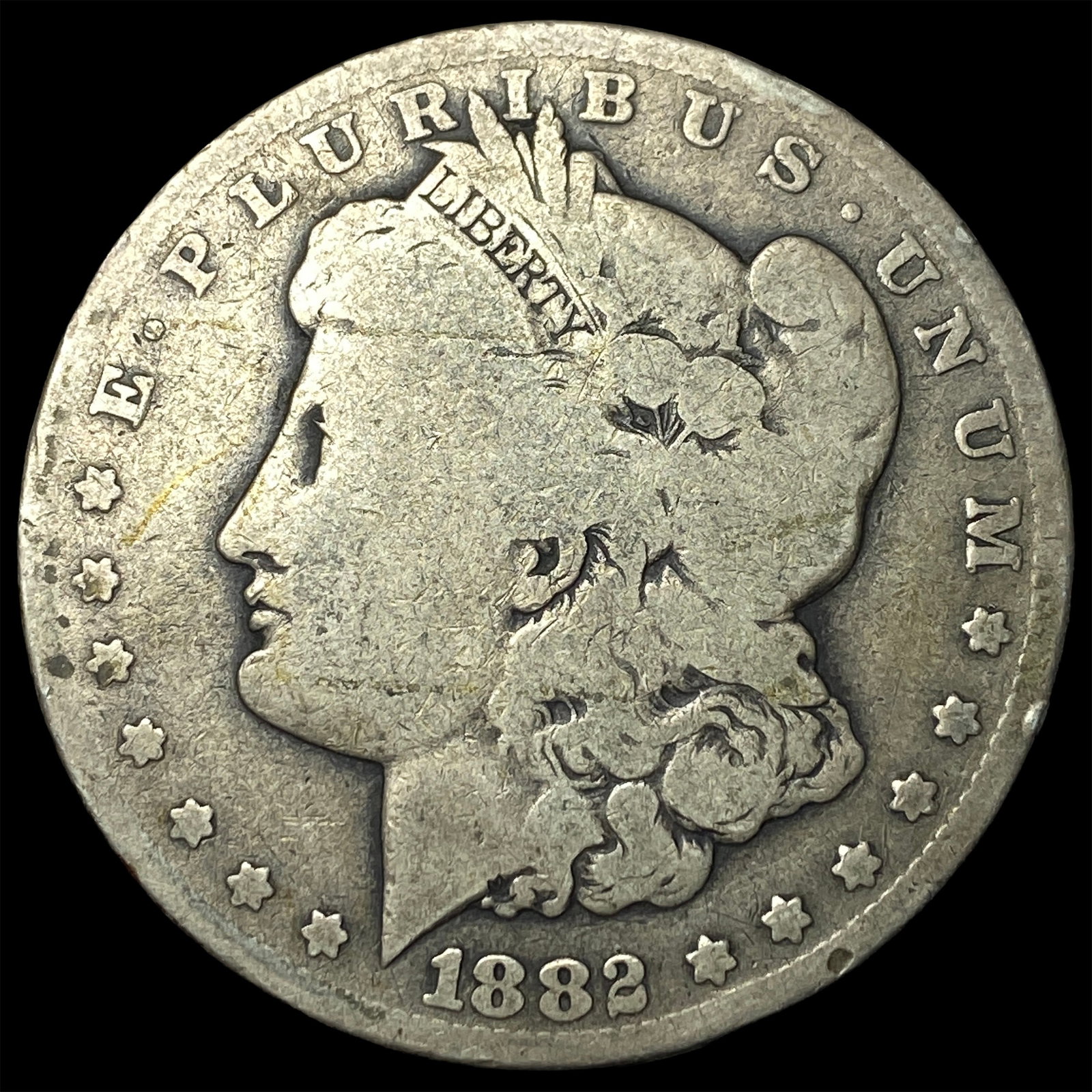 1882-CC Silver Morgan Dollar NICELY CIRCULATED: 1882-CC Silver Morgan Dollar NICELY CIRCULATED