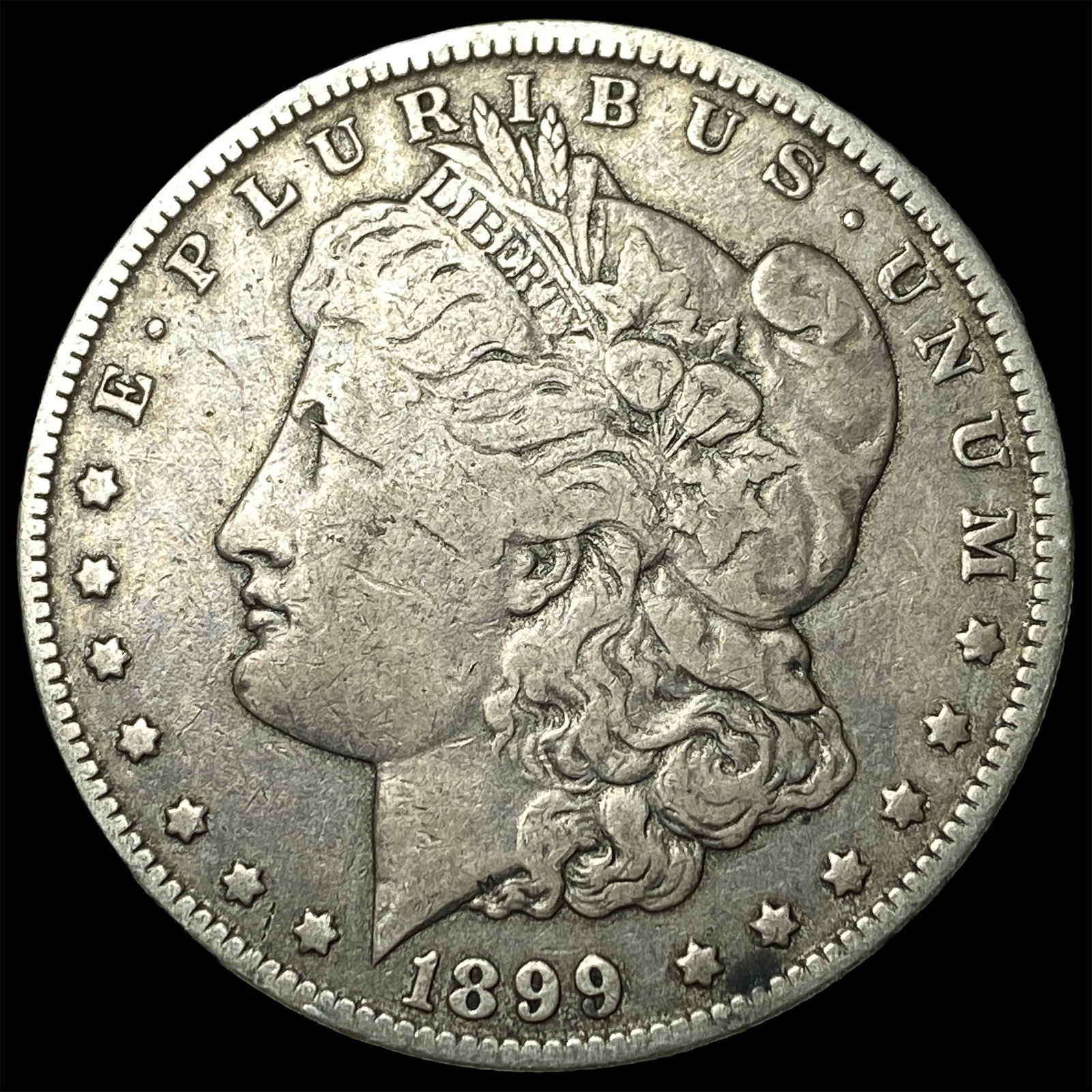 1899-O Micro O Morgan Silver Dollar NEARLY UNCIRCULATED: 1899-O Micro O Morgan Silver Dollar NEARLY UNCIRCULATED