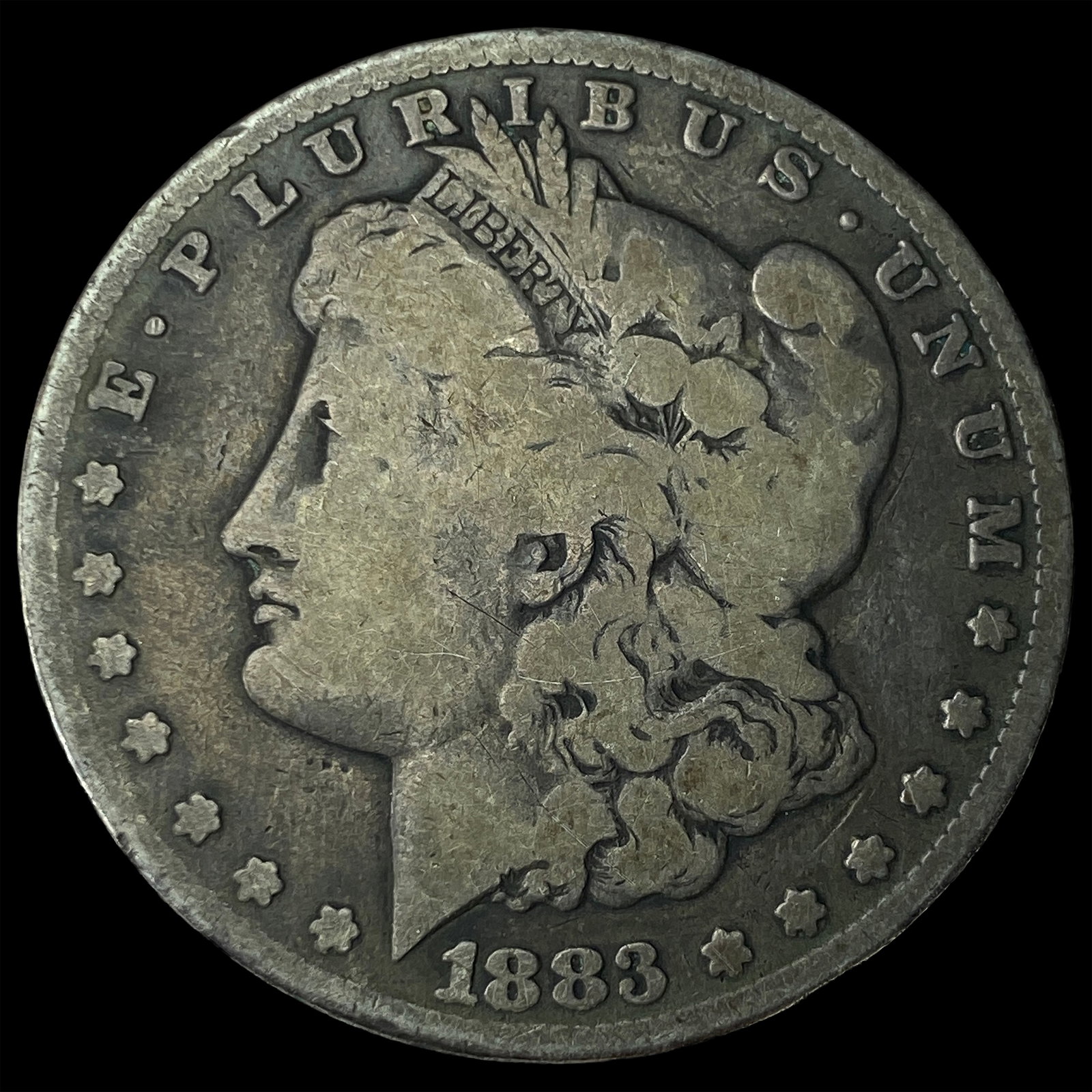 1883-CC Morgan Silver Dollar NICELY CIRCULATED: 1883-CC Morgan Silver Dollar NICELY CIRCULATED
