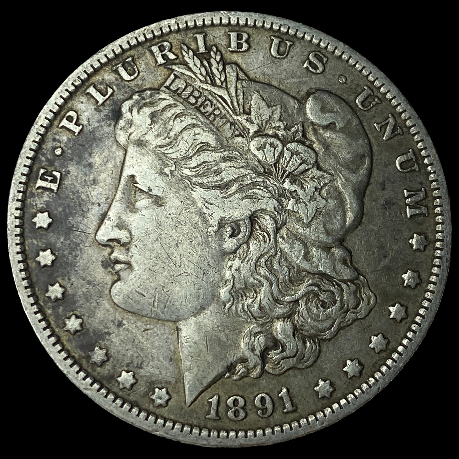 1891-O Silver Morgan Dollar NEARLY UNCIRCULATED: 1891-O Silver Morgan Dollar NEARLY UNCIRCULATED
