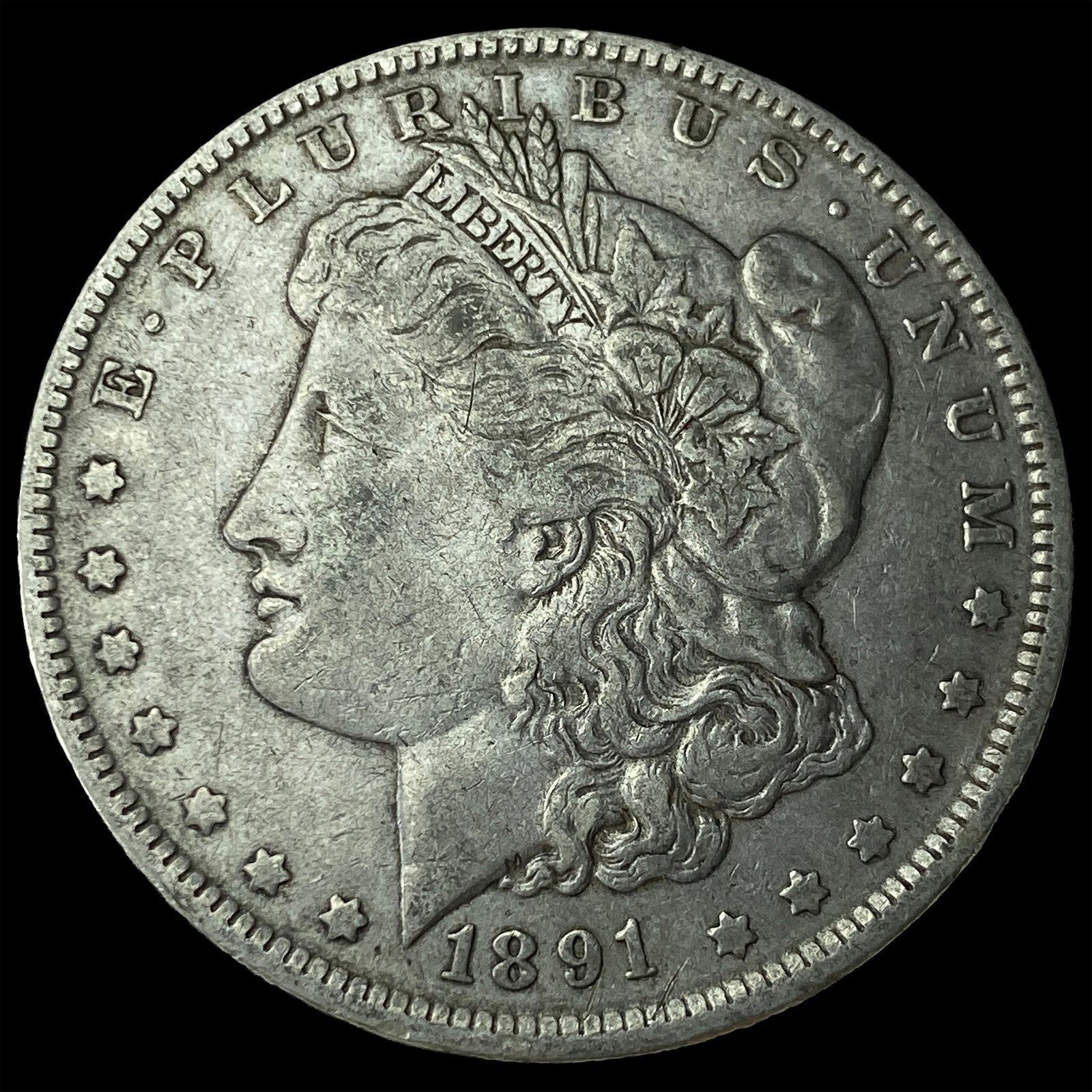 1891-O Silver Morgan Dollar CLOSELY UNCIRCULATED: 1891-O Silver Morgan Dollar CLOSELY UNCIRCULATED