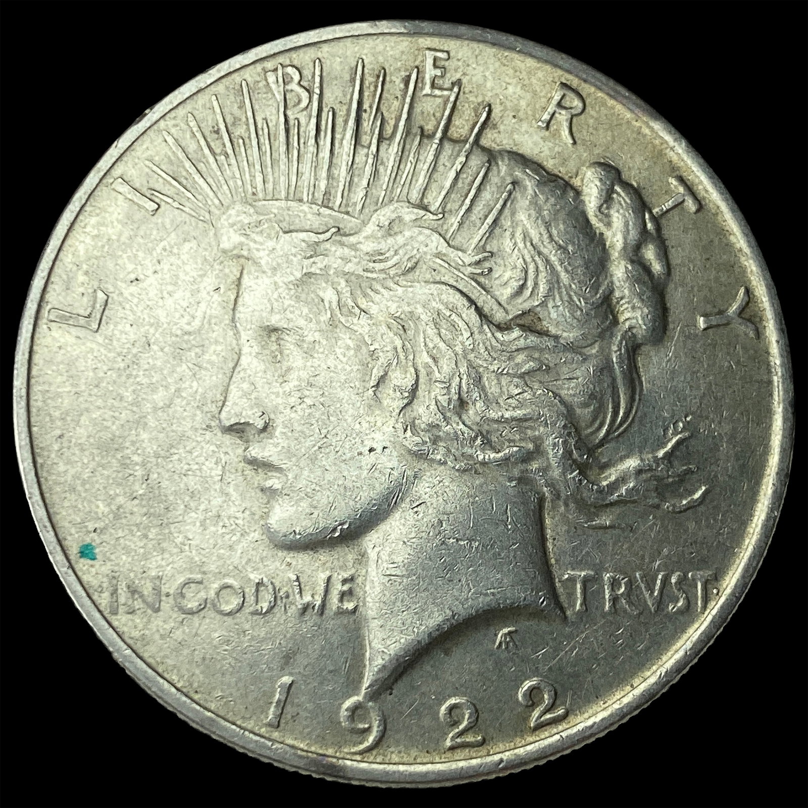 1922 Silver Peace Dollar CLOSELY UNCIRCULATED: 1922 Silver Peace Dollar CLOSELY UNCIRCULATED
