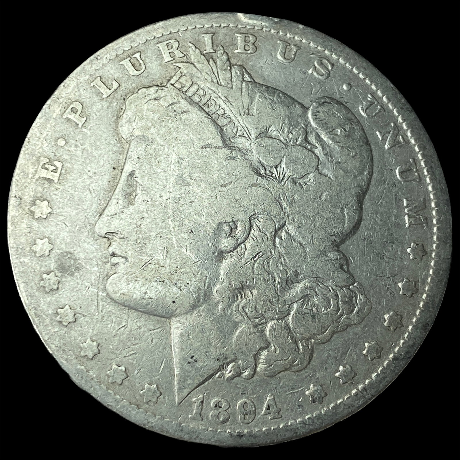 1894-O Silver Morgan Dollar NICELY CIRCULATED