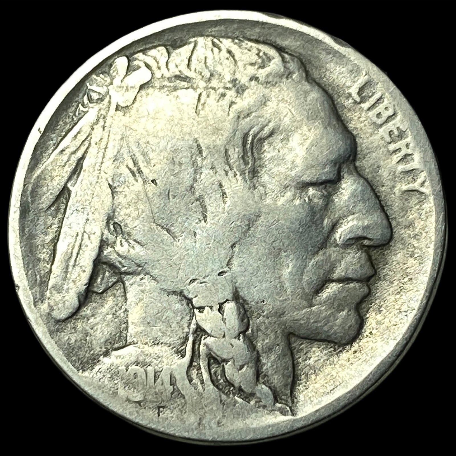 1914-D Buffalo Nickel LIGHTLY CIRCULATED