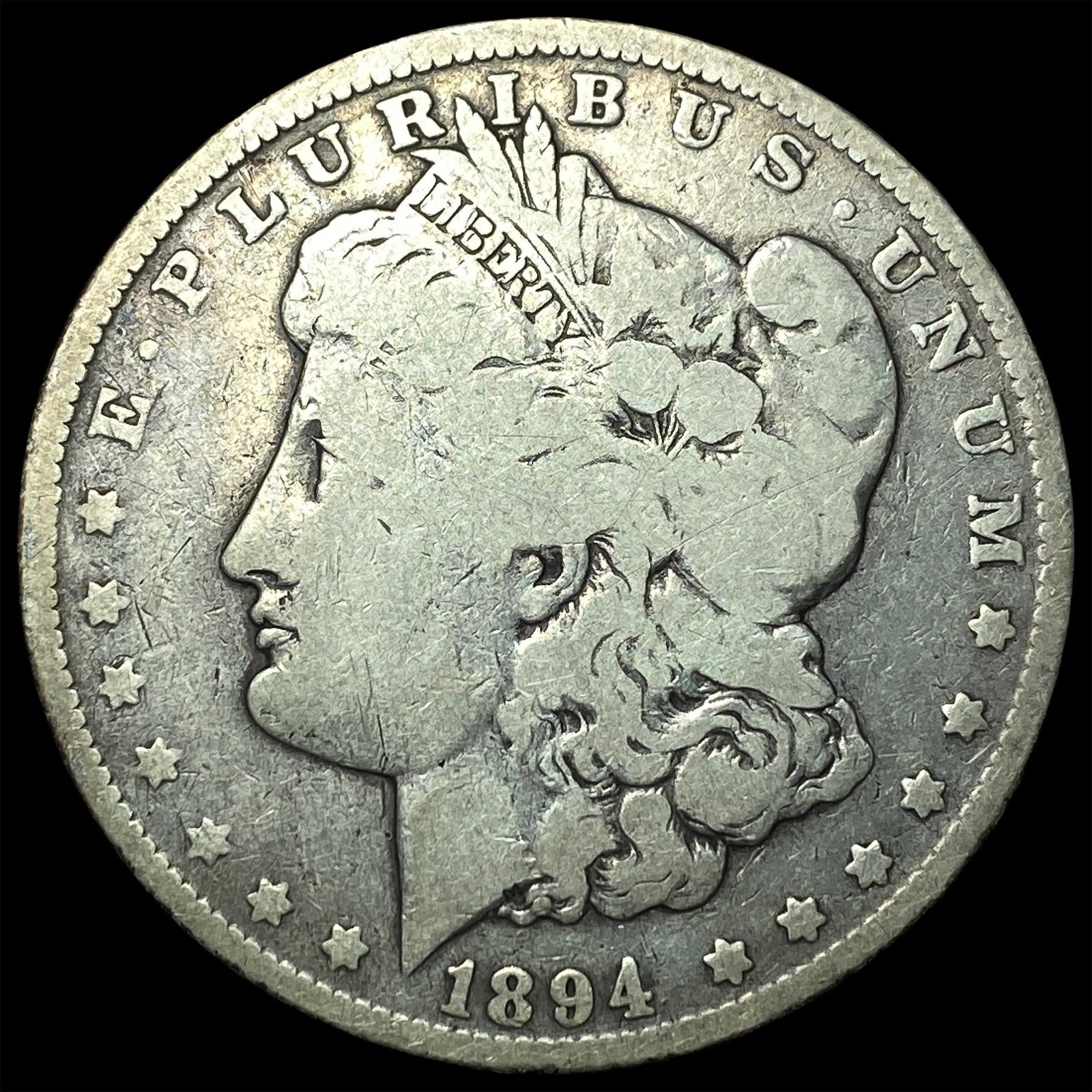 1894-O Silver Morgan Dollar NICELY CIRCULATED: 1894-O Silver Morgan Dollar NICELY CIRCULATED