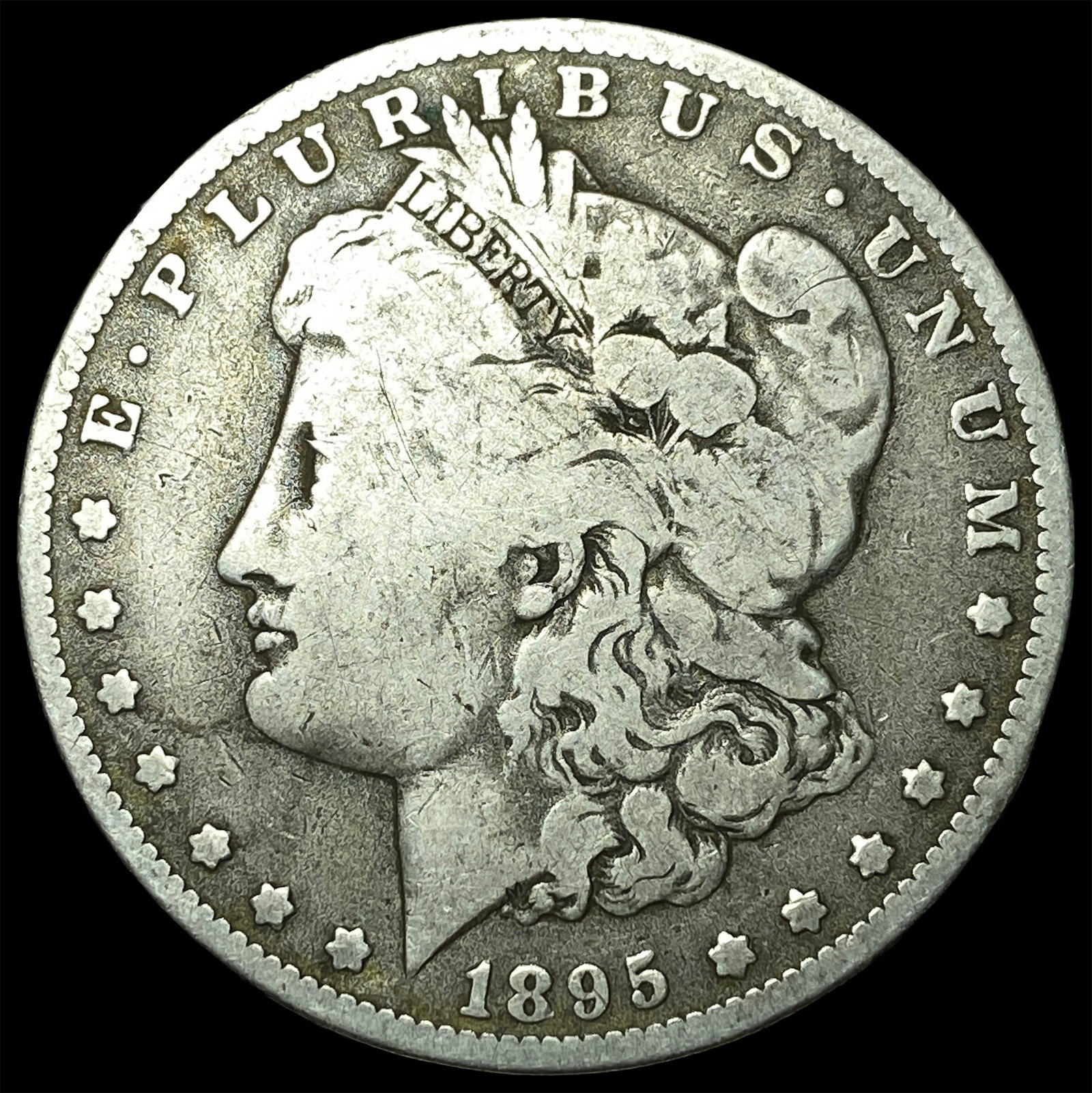 1895-O Silver Morgan Dollar LIGHTLY CIRCULATED
