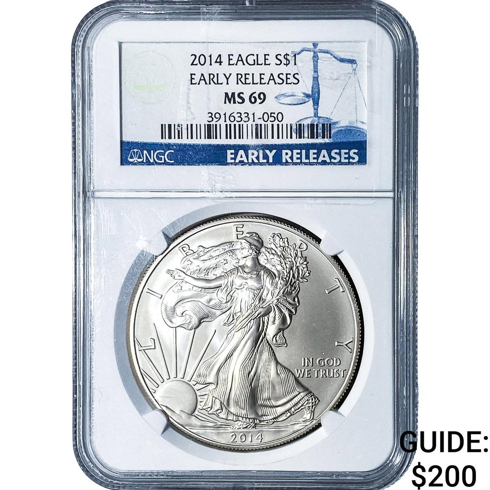 2014 Silver Eagle NGC MS69 Early Releases (1 of 2)