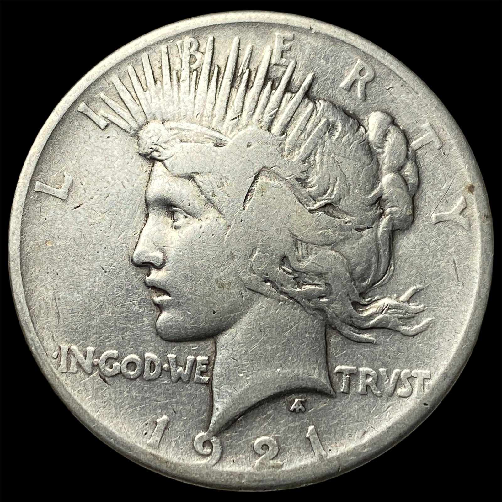 1921 Silver Peace Dollar LIGHTLY CIRCULATED: 1921 Silver Peace Dollar LIGHTLY CIRCULATED
