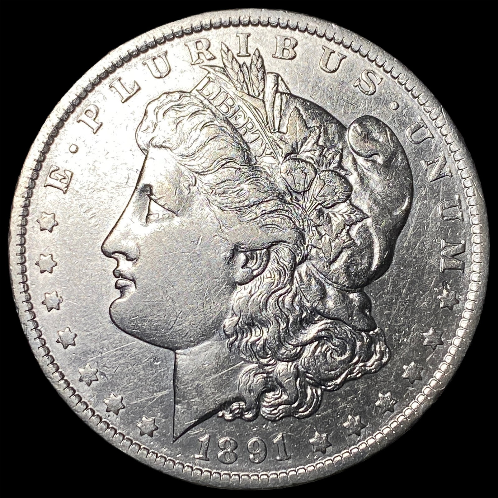 1891-O Silver Morgan Dollar CLOSELY UNCIRCULATED: 1891-O Silver Morgan Dollar CLOSELY UNCIRCULATED